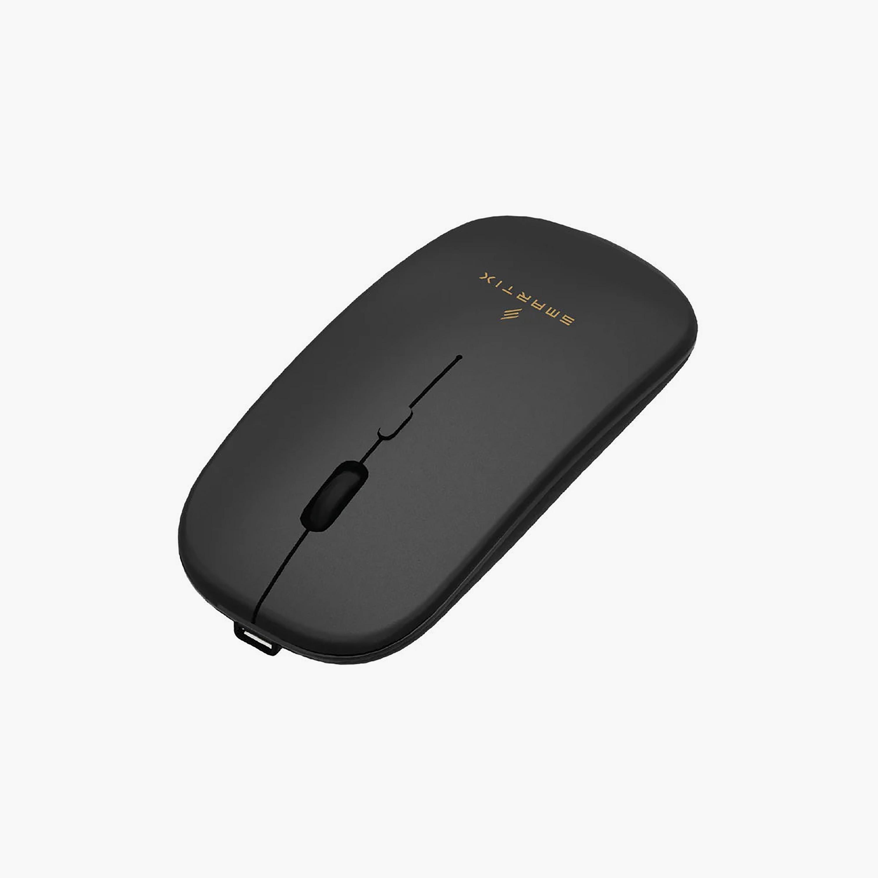 Smartix Premium Rechargeable Mouse|Bluetooth Dual Connectivity|300mAh Lithium Battery | SMMW01-electronics-accessories-computeraccesories-image-1