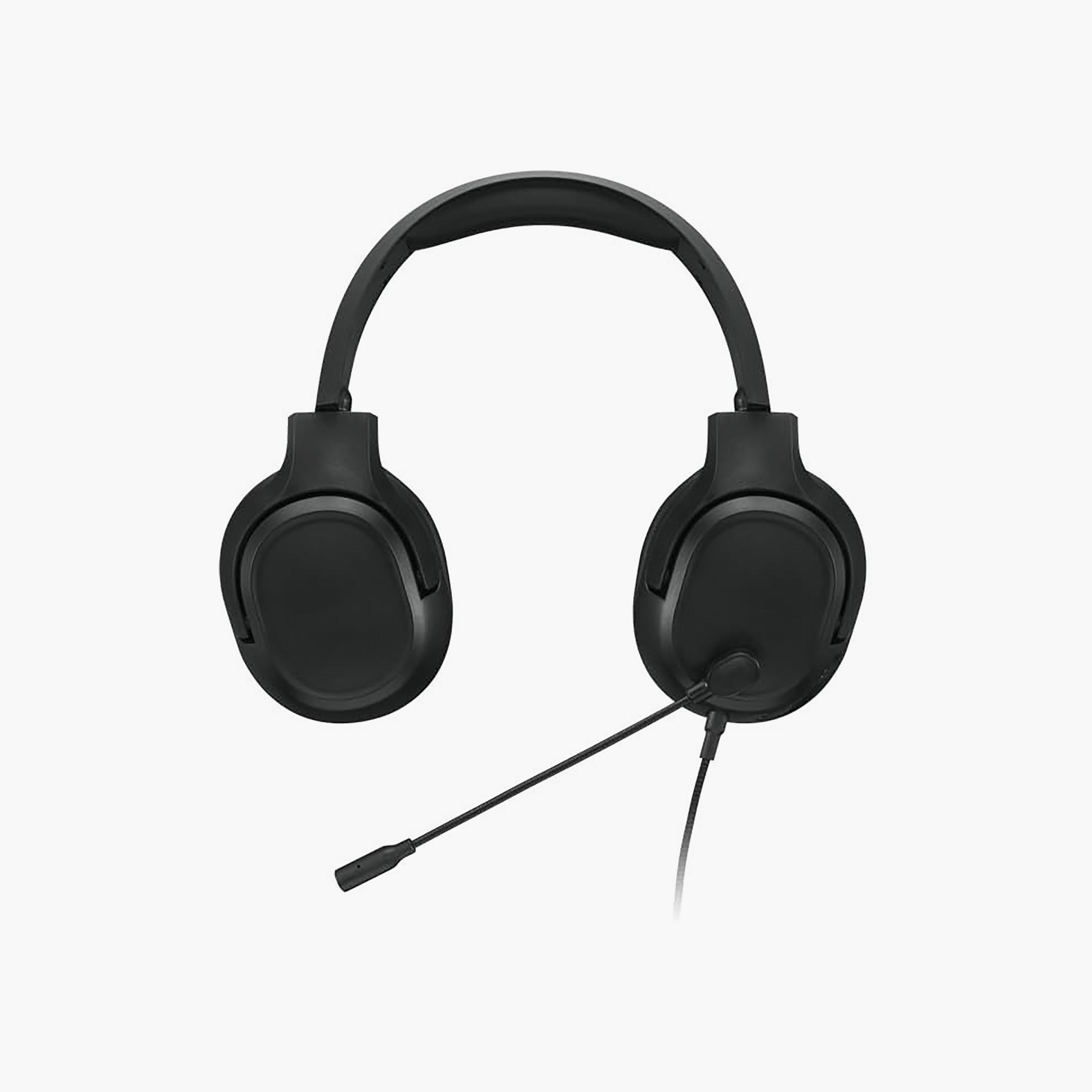 سماعة رأس سلكية للألعاب لينوفو مع ميكروفون 3.5 ملم باللون الأسود | H110-electronics-headphonesandearphones-image-1