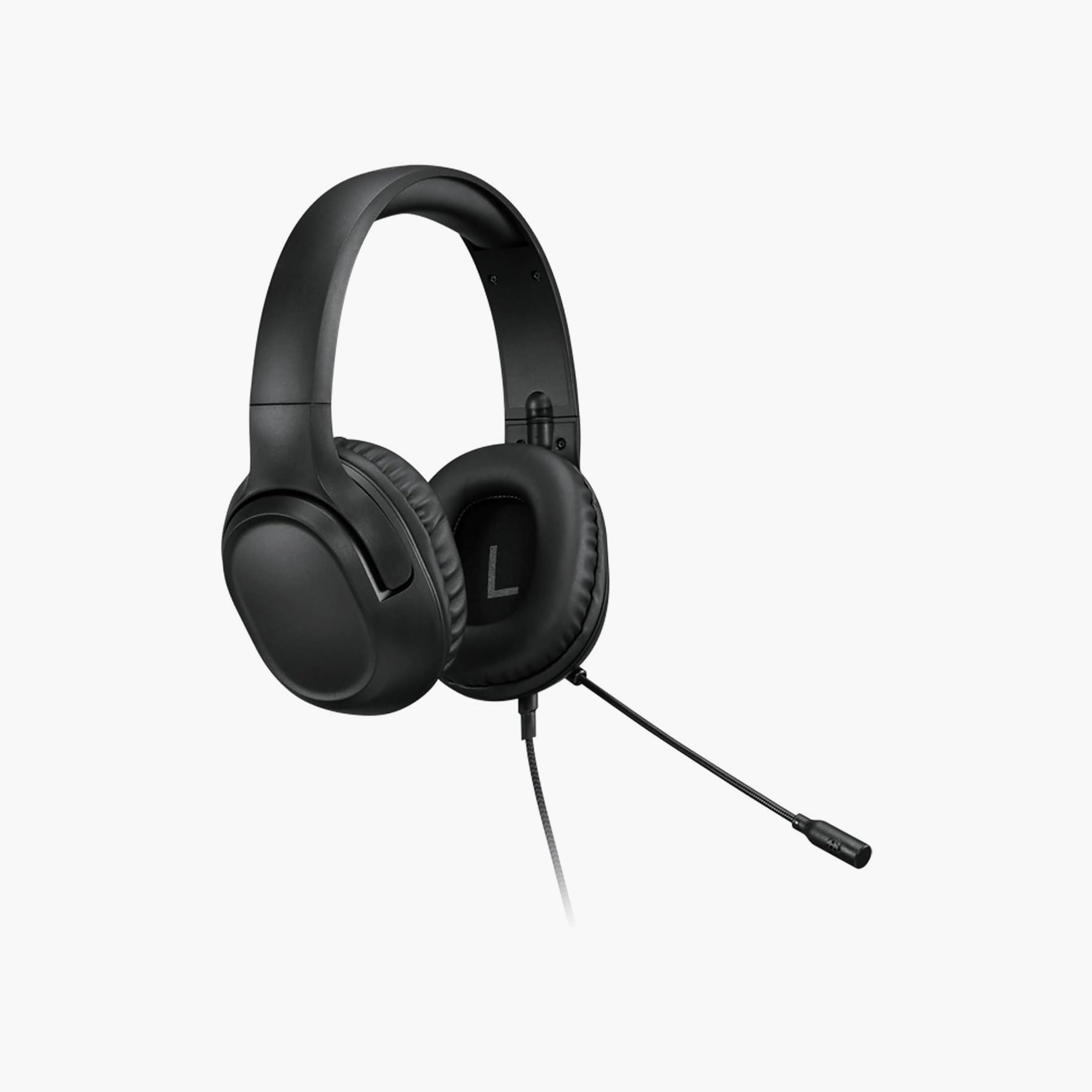 سماعة رأس سلكية للألعاب لينوفو مع ميكروفون 3.5 ملم باللون الأسود | H110-electronics-headphonesandearphones-image-5