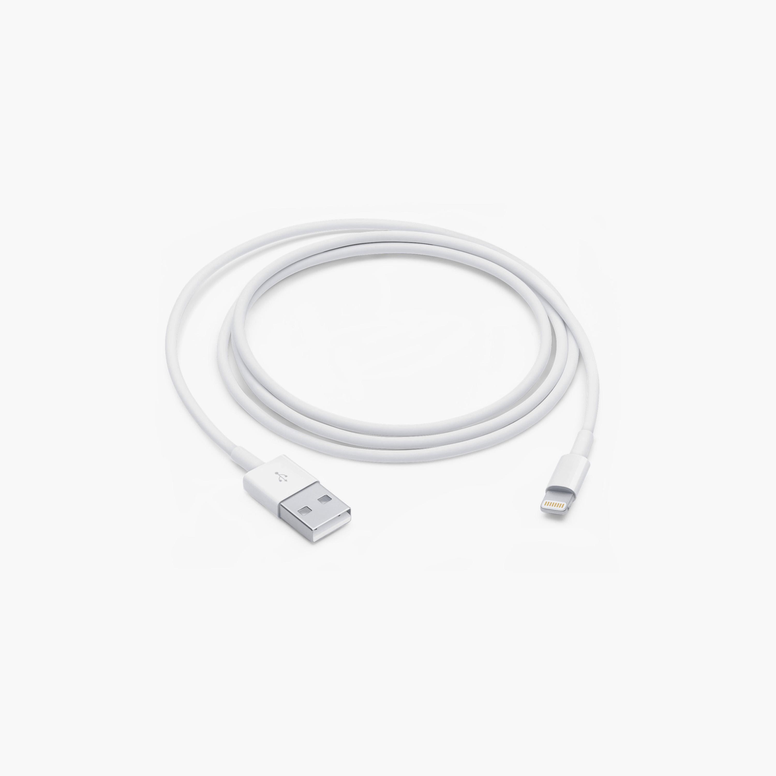 Apple Lightning To USB Cable (1M) White | MUQW3ZM/A-electronics-accessories-mobileaccesories-image-1