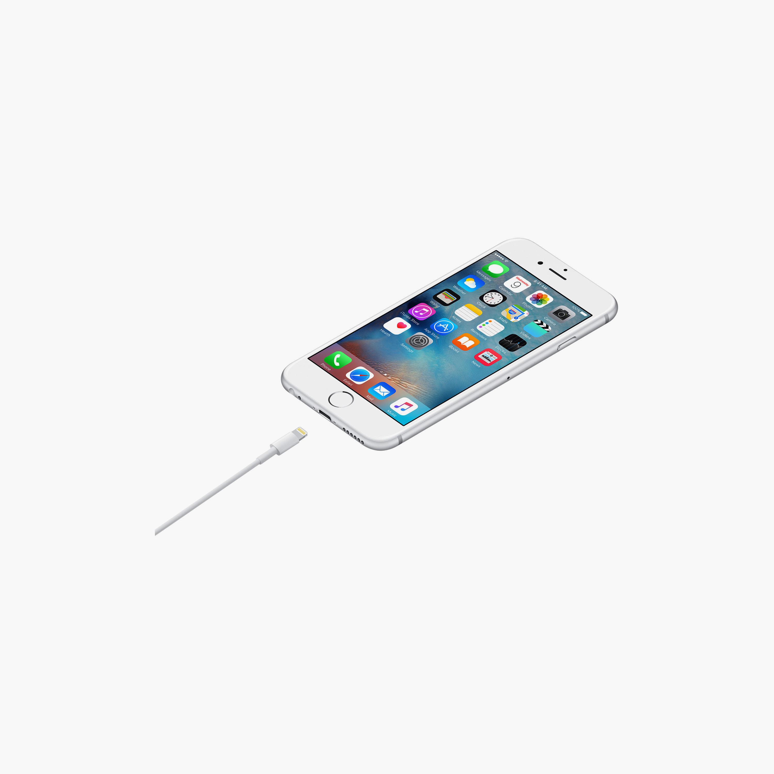 Apple Lightning To USB Cable (1M) White | MUQW3ZM/A-electronics-accessories-mobileaccesories-image-4