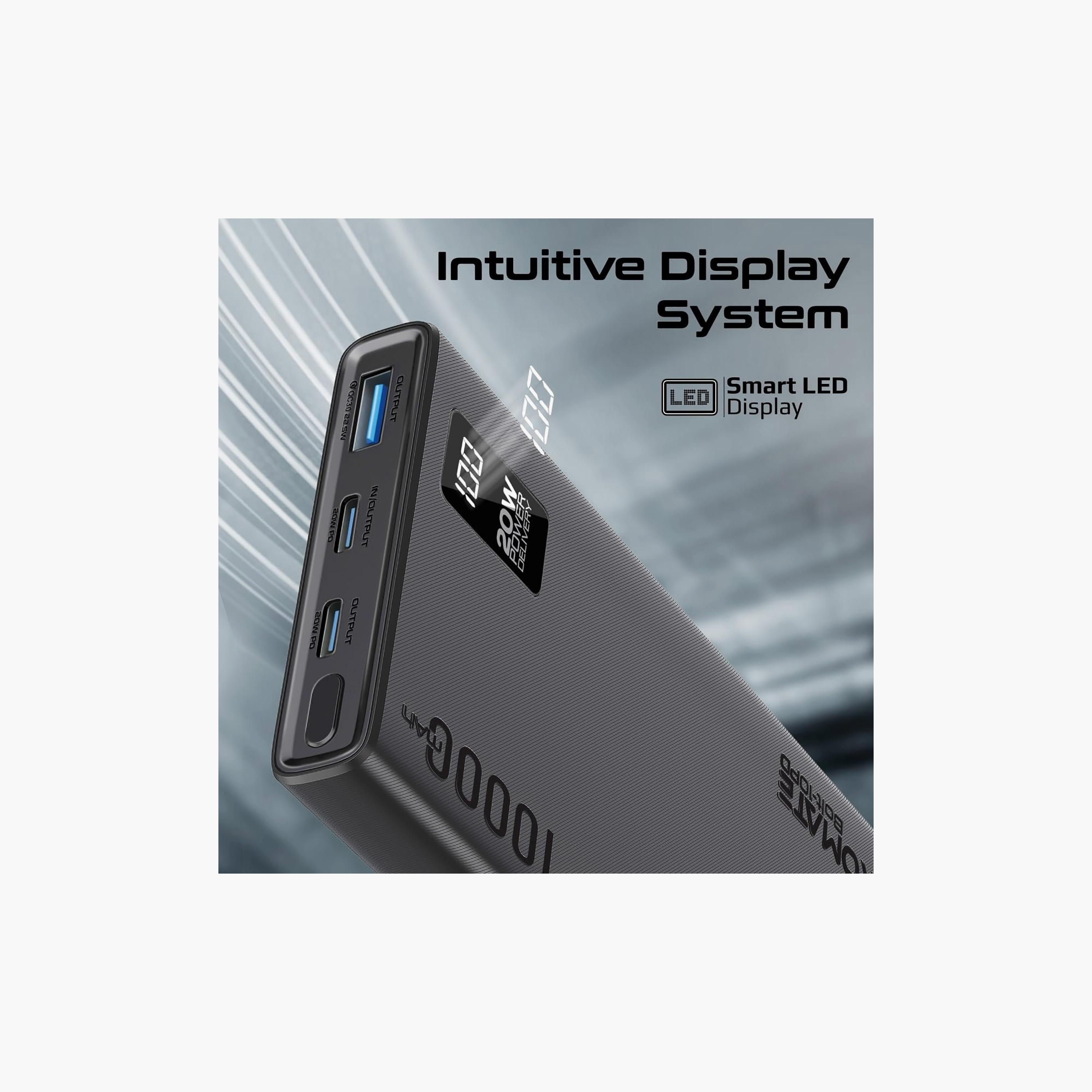 Promate 10000mAh Power Bank with 20W Type-C 22.5W QC 3.0 LCD Display | Bolt-10PD-electronics-accessories-mobileaccesories-image-8
