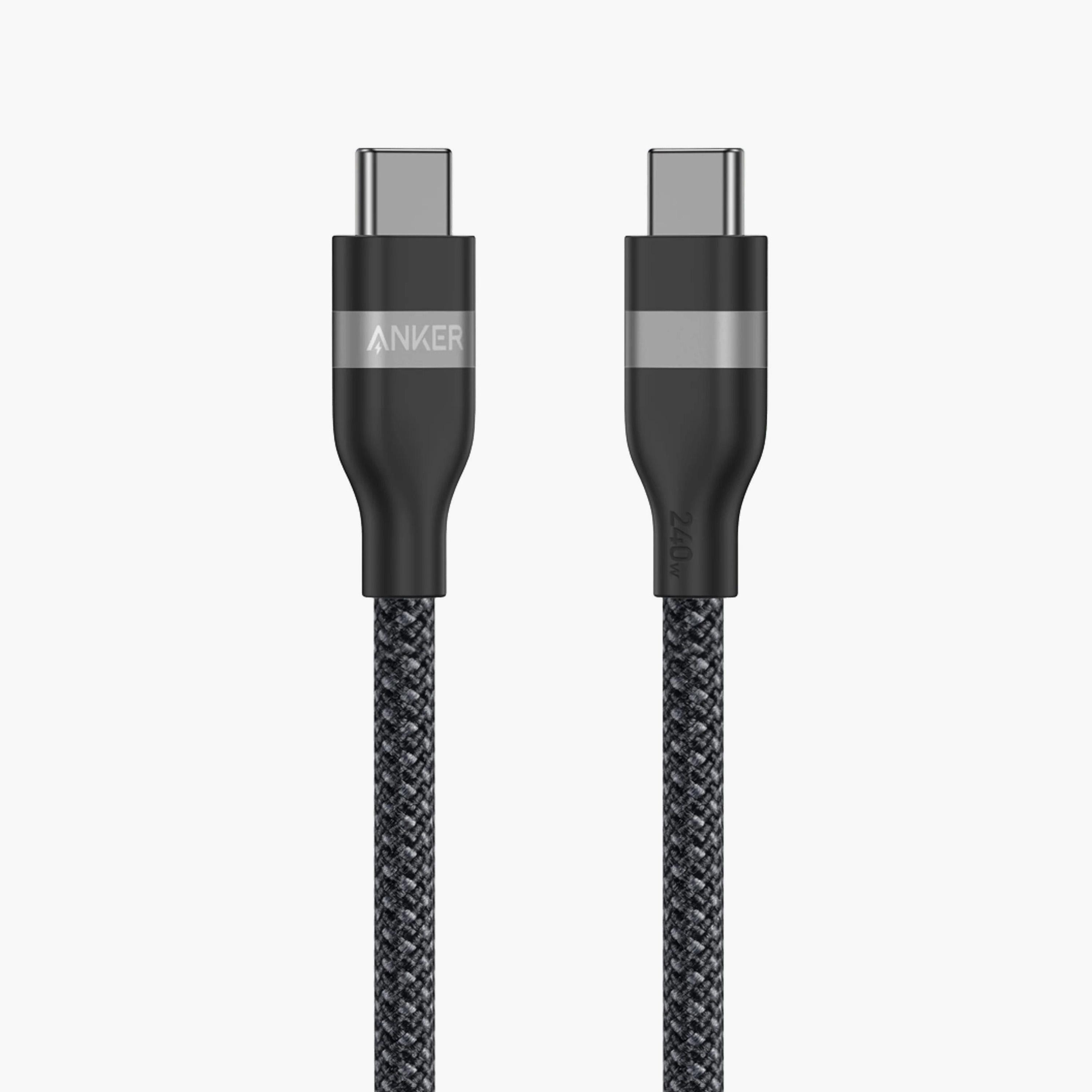 Anker USB-C to USB-C Cable (3 Feet 240W Upcycled-Braided) | A82E2H21-electronics-accessories-mobileaccesories-image-1