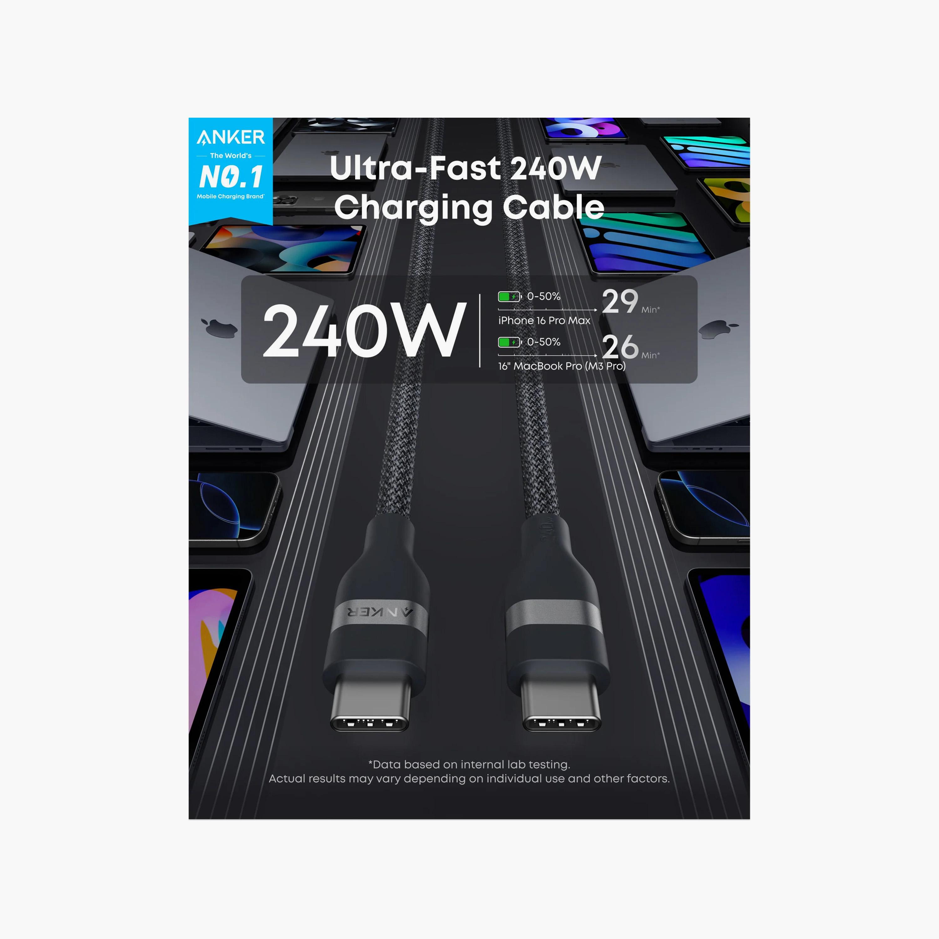 Anker USB-C to USB-C Cable (3 Feet 240W Upcycled-Braided) | A82E2H21-electronics-accessories-mobileaccesories-image-9