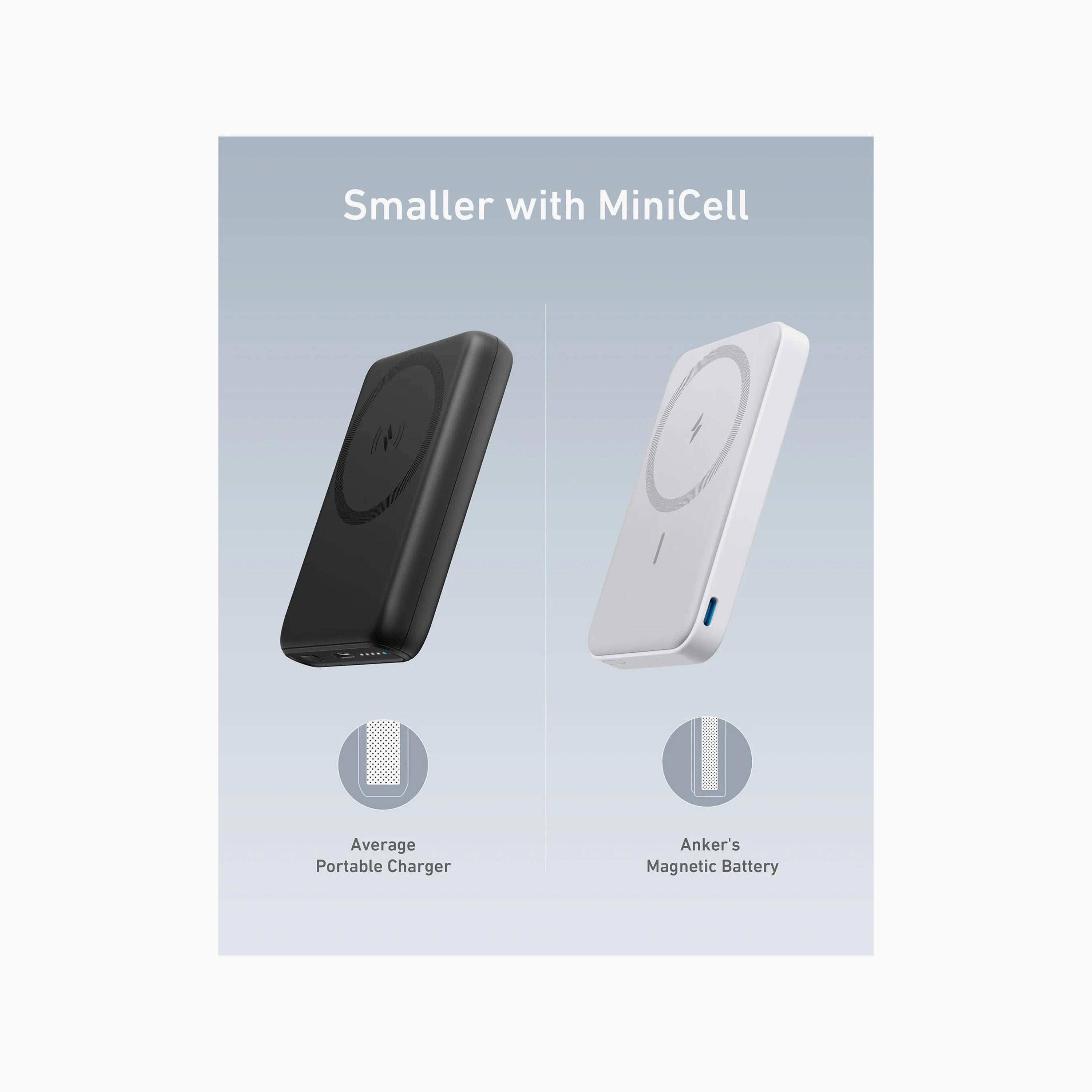Anker MagGo 5000mAh Magnetic Wireless Power Bank with Foldable Stand White | A1614H23-electronics-accessories-mobileaccesories-image-2