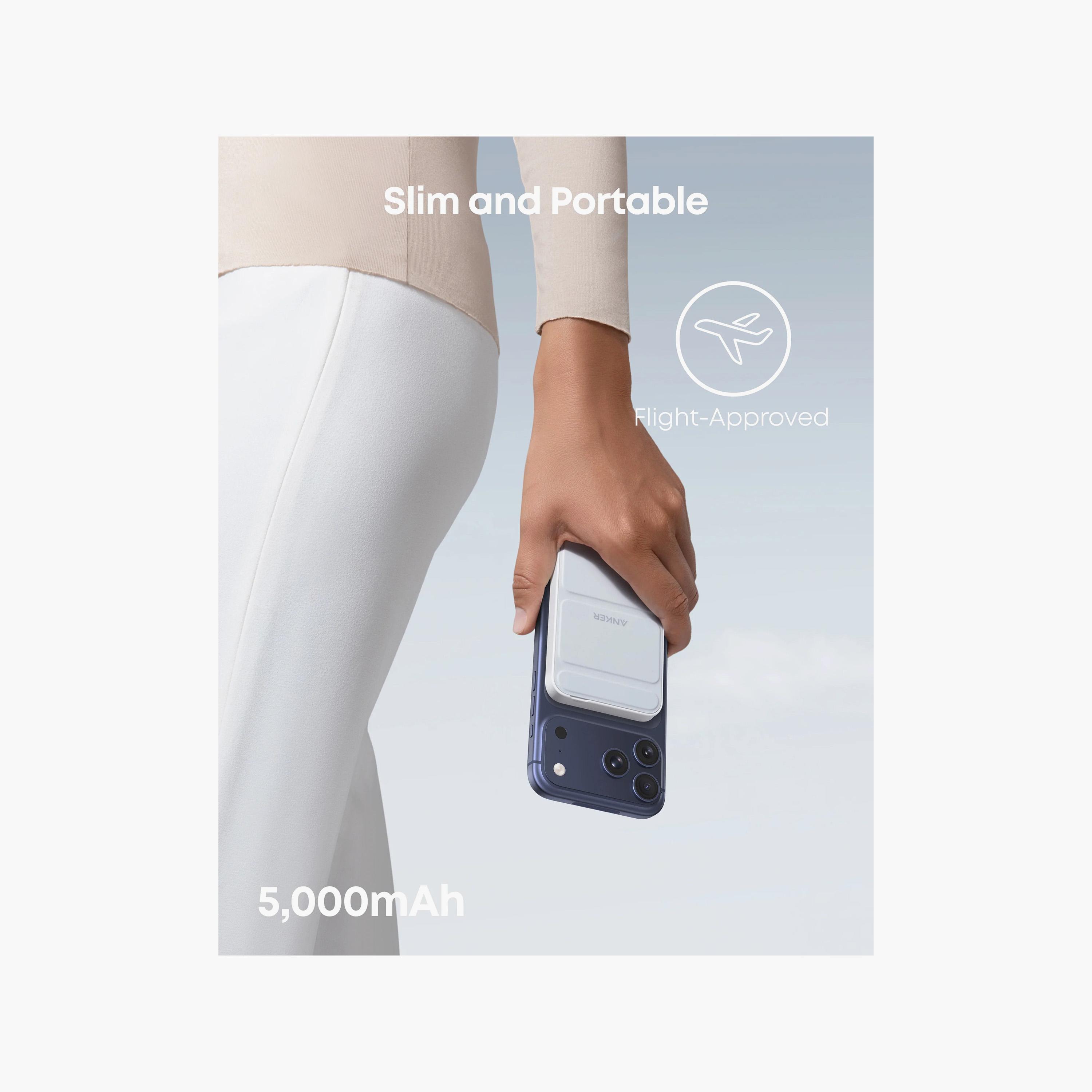 Anker MagGo 5000mAh Magnetic Wireless Power Bank with Foldable Stand White | A1614H23-electronics-accessories-mobileaccesories-image-9