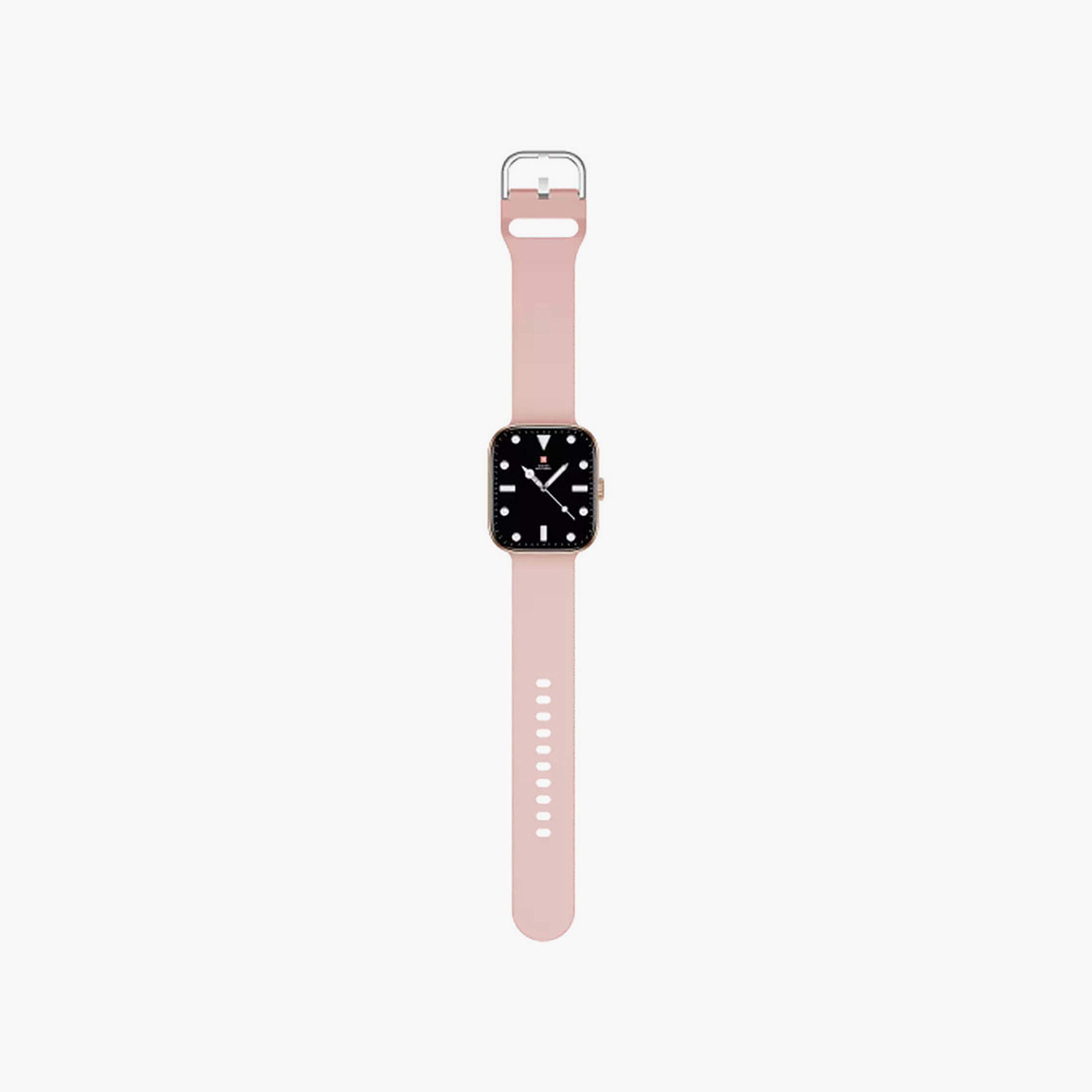 Swiss Military Smartwatch Rosegold Frame With Pink Silicon Strap | SM-WCH-ALPS4-RGLDF-PNKSS-men-watchesandjewellery-watches-image-5