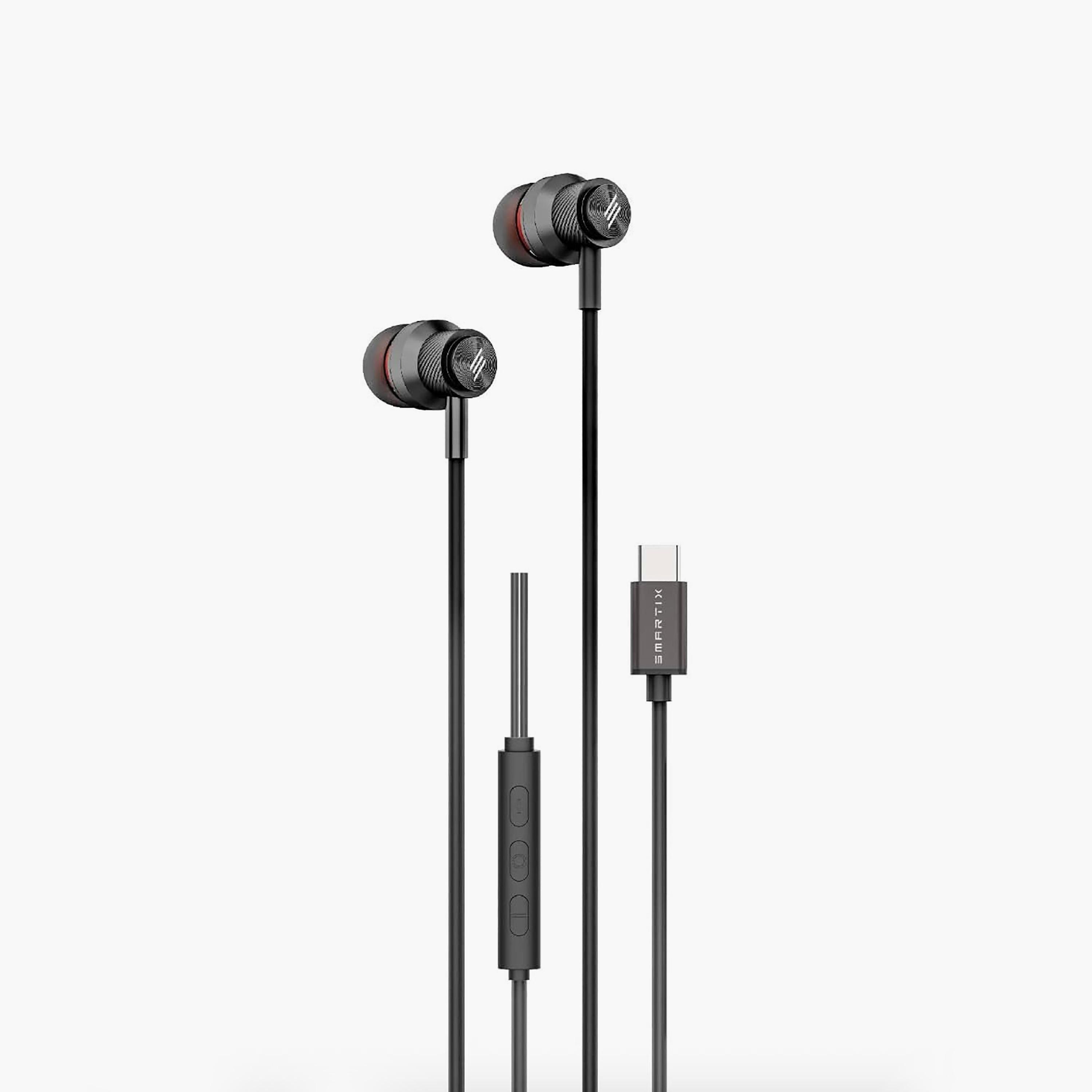 Smartix Immerse Link Designer USB-C Earphone Black/Universal-electronics-accessories-mobileaccesories-image-1