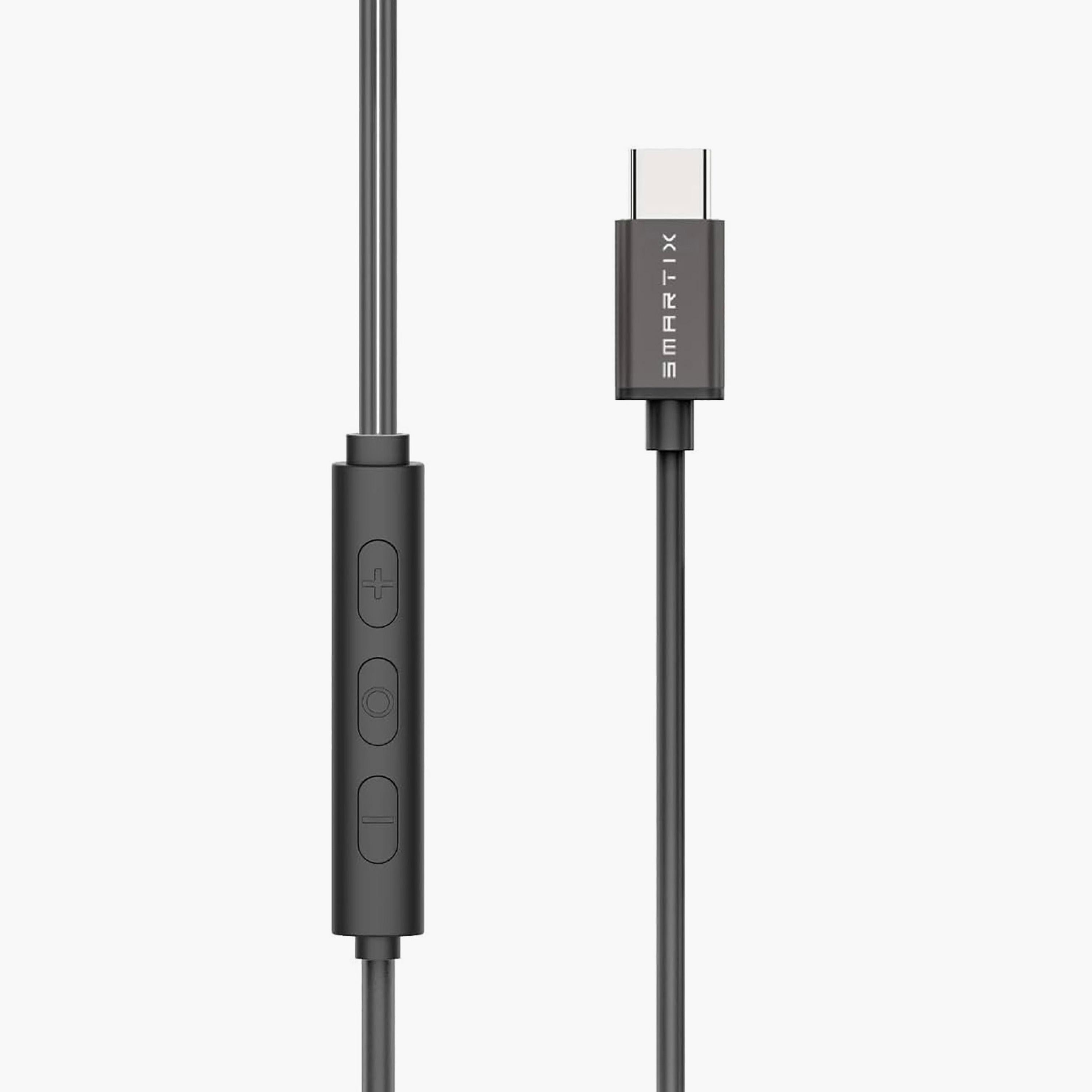 Smartix Immerse Link Designer USB-C Earphone Black/Universal-electronics-accessories-mobileaccesories-image-3
