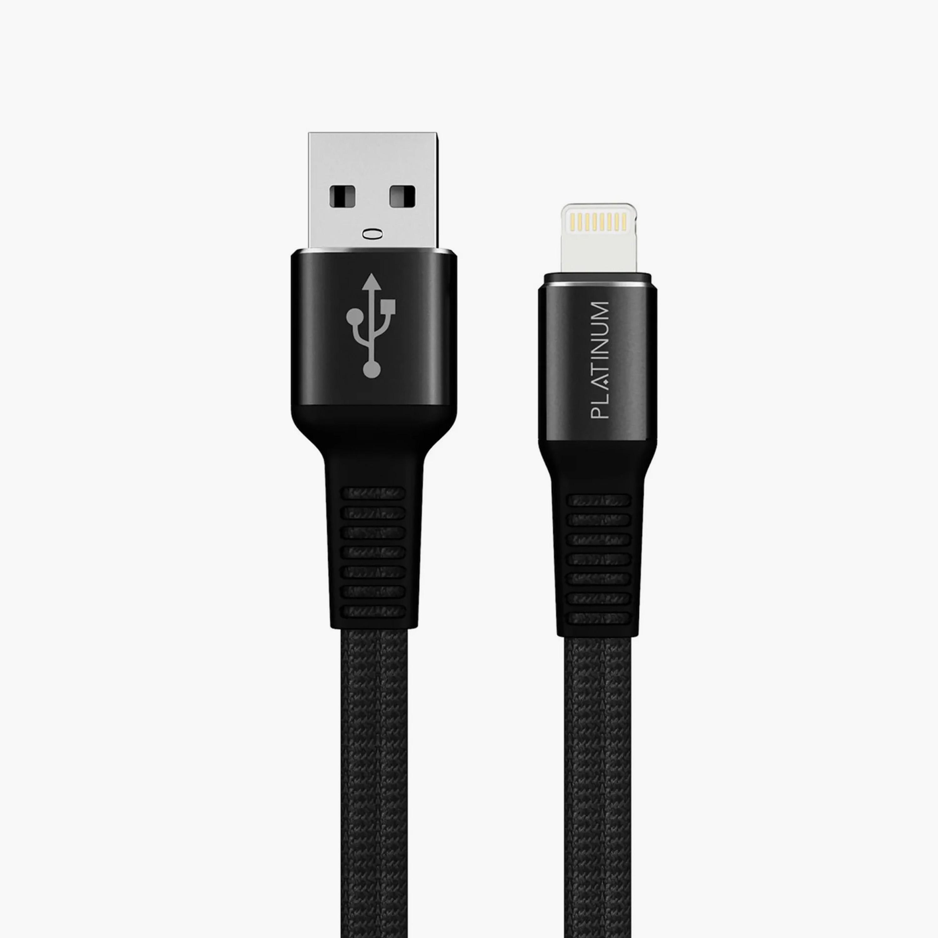 كابل بلاتينيوم "توف سيريز" لايتنينج بطول 1.2 متر باللون الأسود | P-CBTGHL1BK-electronics-accessories-mobileaccesories-image-1