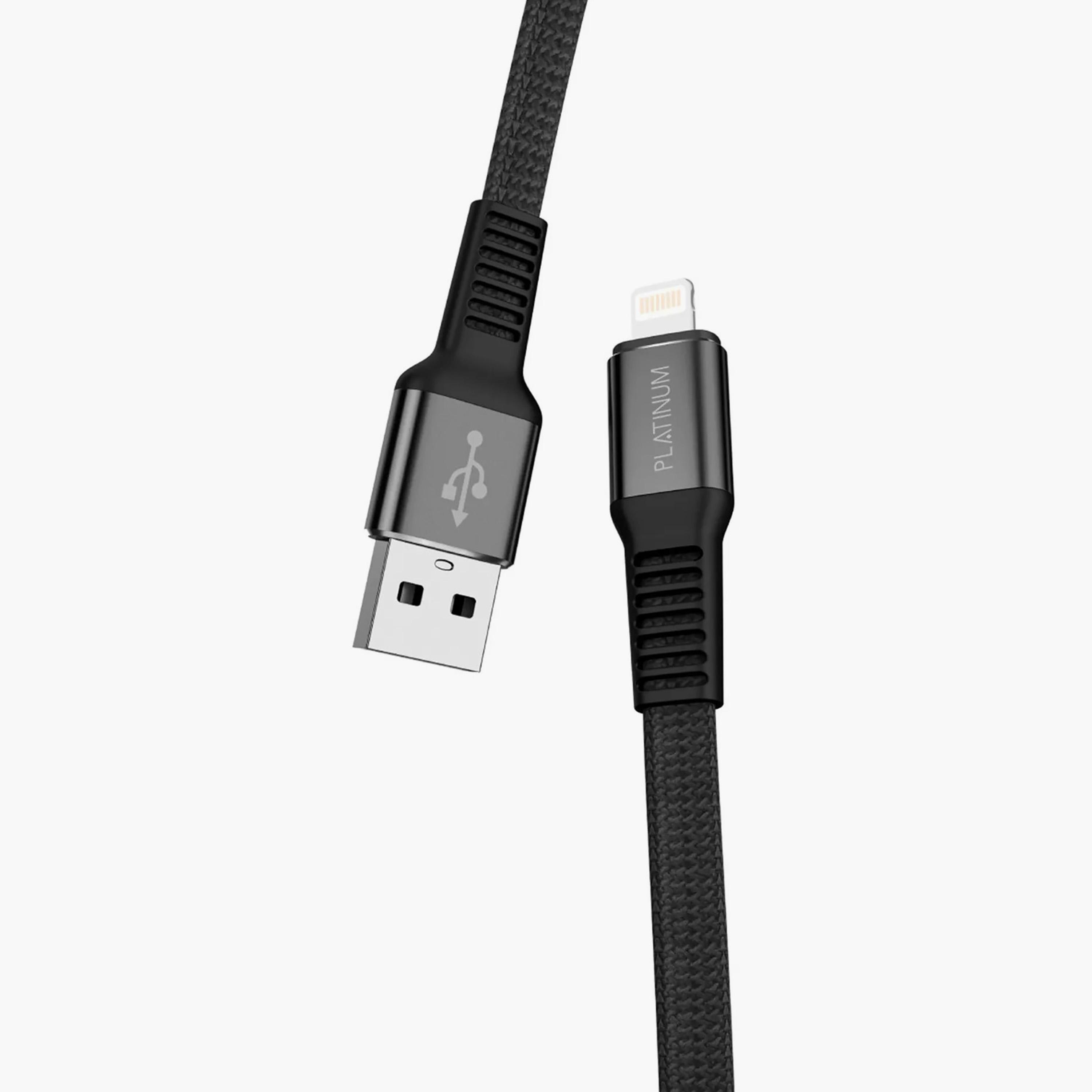كابل بلاتينيوم "توف سيريز" لايتنينج بطول 1.2 متر باللون الأسود | P-CBTGHL1BK-electronics-accessories-mobileaccesories-image-3