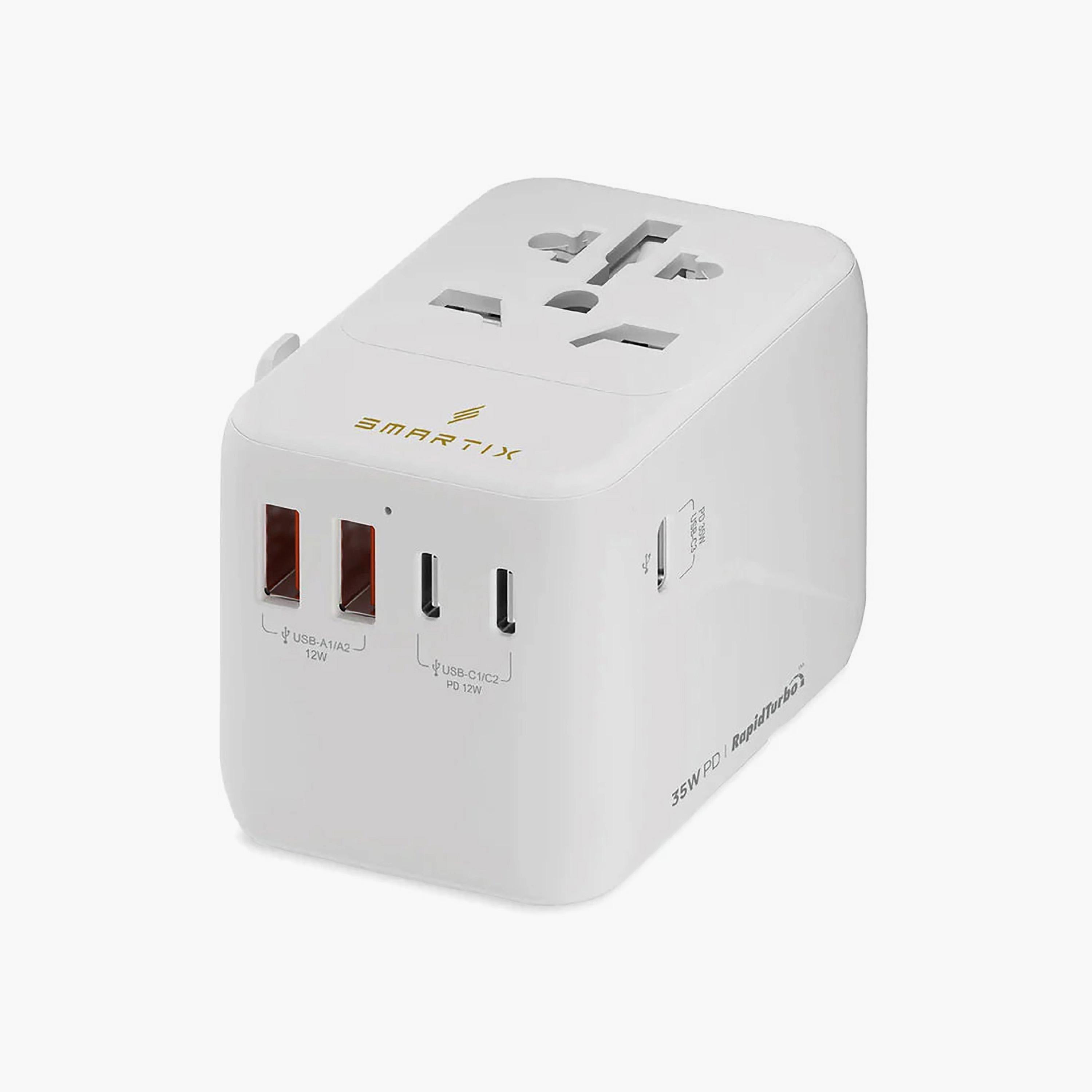 محول سفر سمارتكس بريميوم 35 واط "غان" مع منافذ يو إس بي سي متعددة | SM1BC95-electronics-portabledevices-image-2