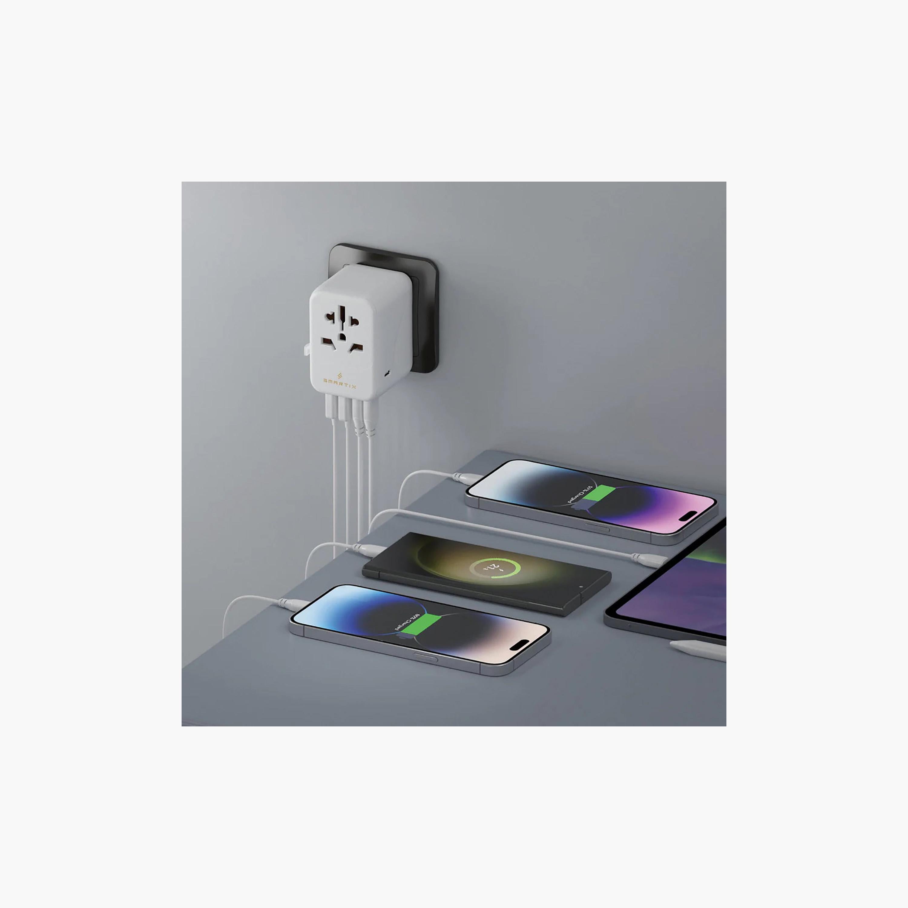 محول سفر سمارتكس بريميوم 35 واط "غان" مع منافذ يو إس بي سي متعددة | SM1BC95-electronics-portabledevices-image-3