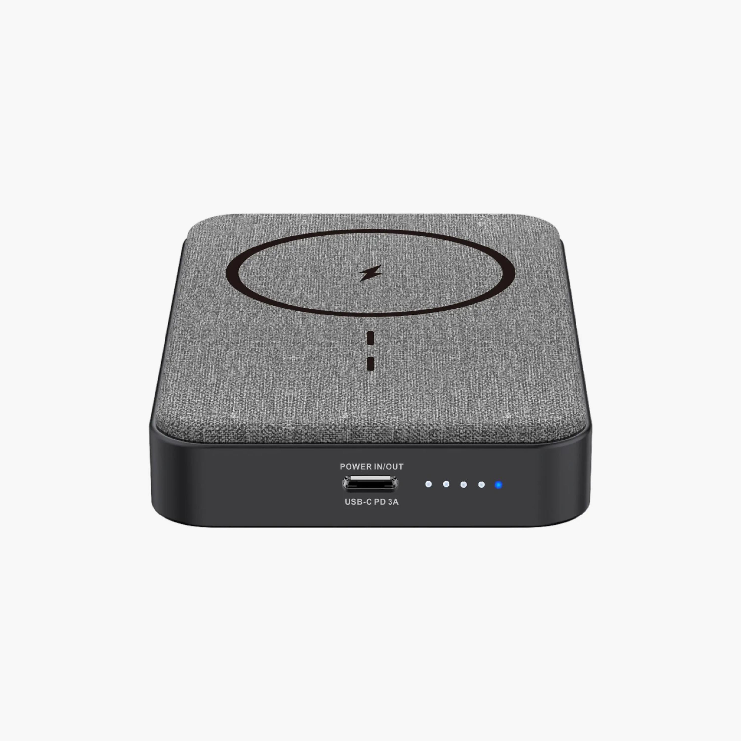 Swiss Military Power Bank 10K mAh Magcharge With Stand Grey Colour | SM-PB-10K-MAGCHARGE-STAND-GRY-electronics-accessories-mobileaccesories-image-1