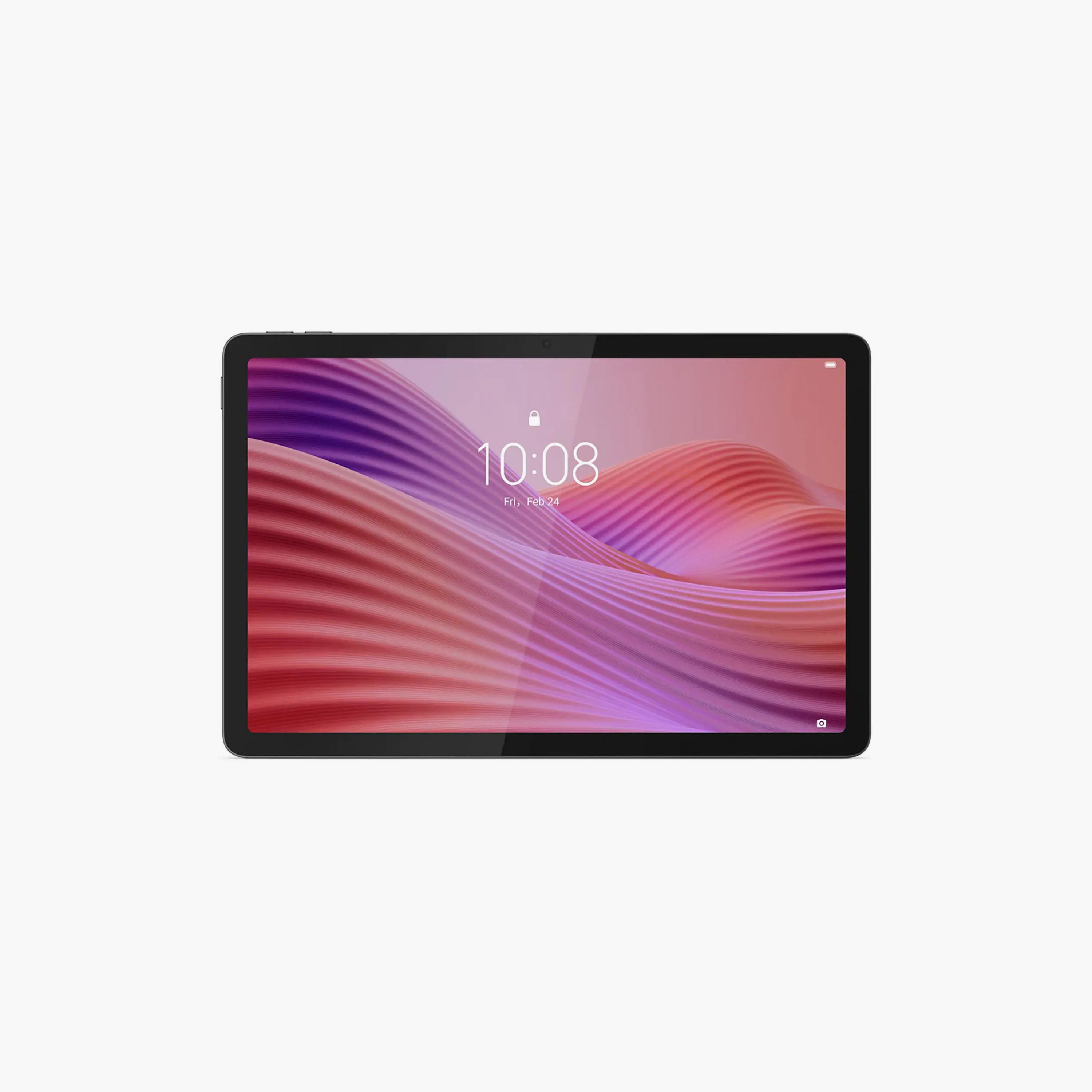 تابلت لينوفو TB311FU واي فاي رام 4 جيجابايت وسعة 128 جيجابايت مع جراب شفاف باللون الرمادي-electronics-tablets-image-1