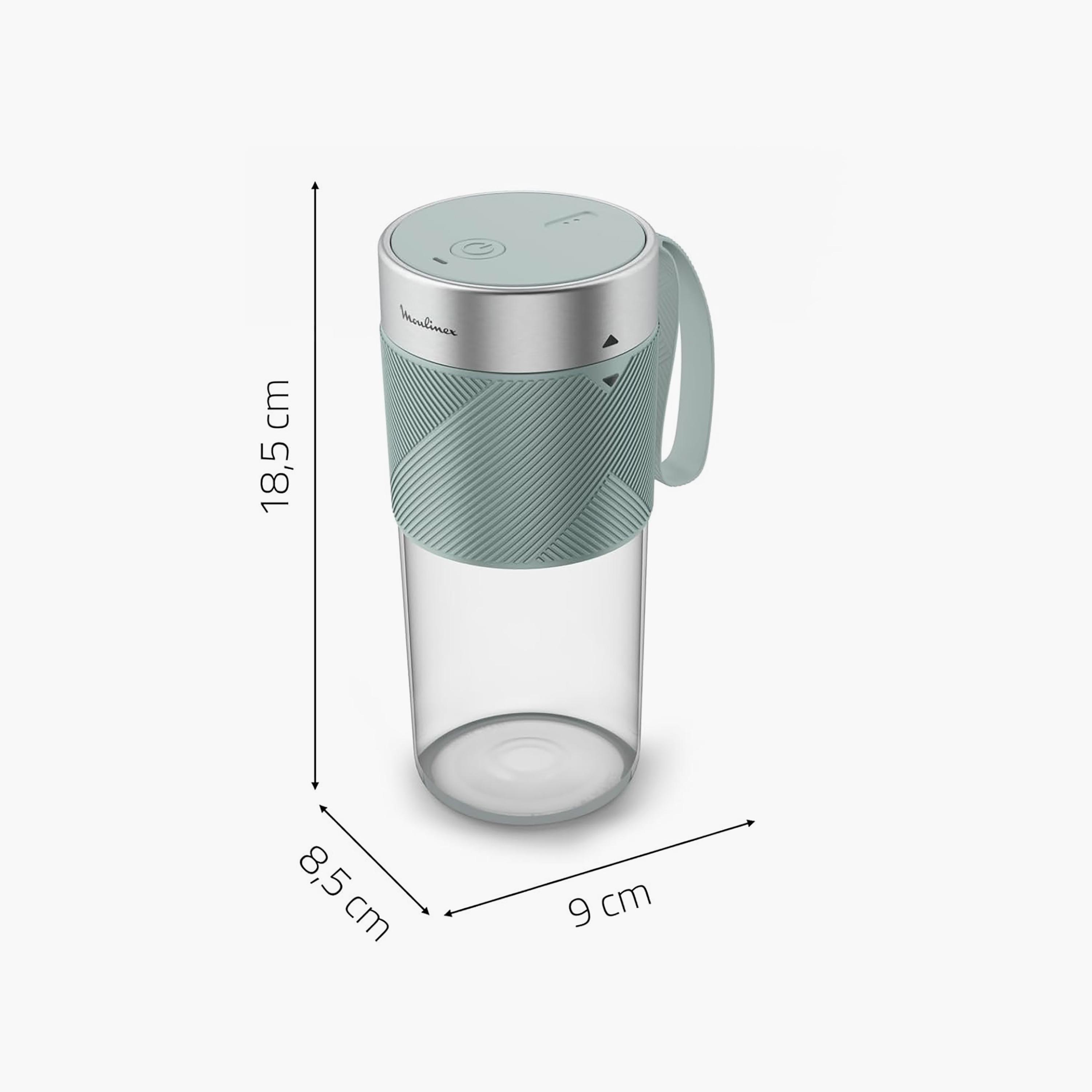 Moulinex Lightmix Portable Blender 300 Ml 50W Grey | LM1C0410-household-appliances-kitchenappliances-blendersmixersandgrinders-image-7
