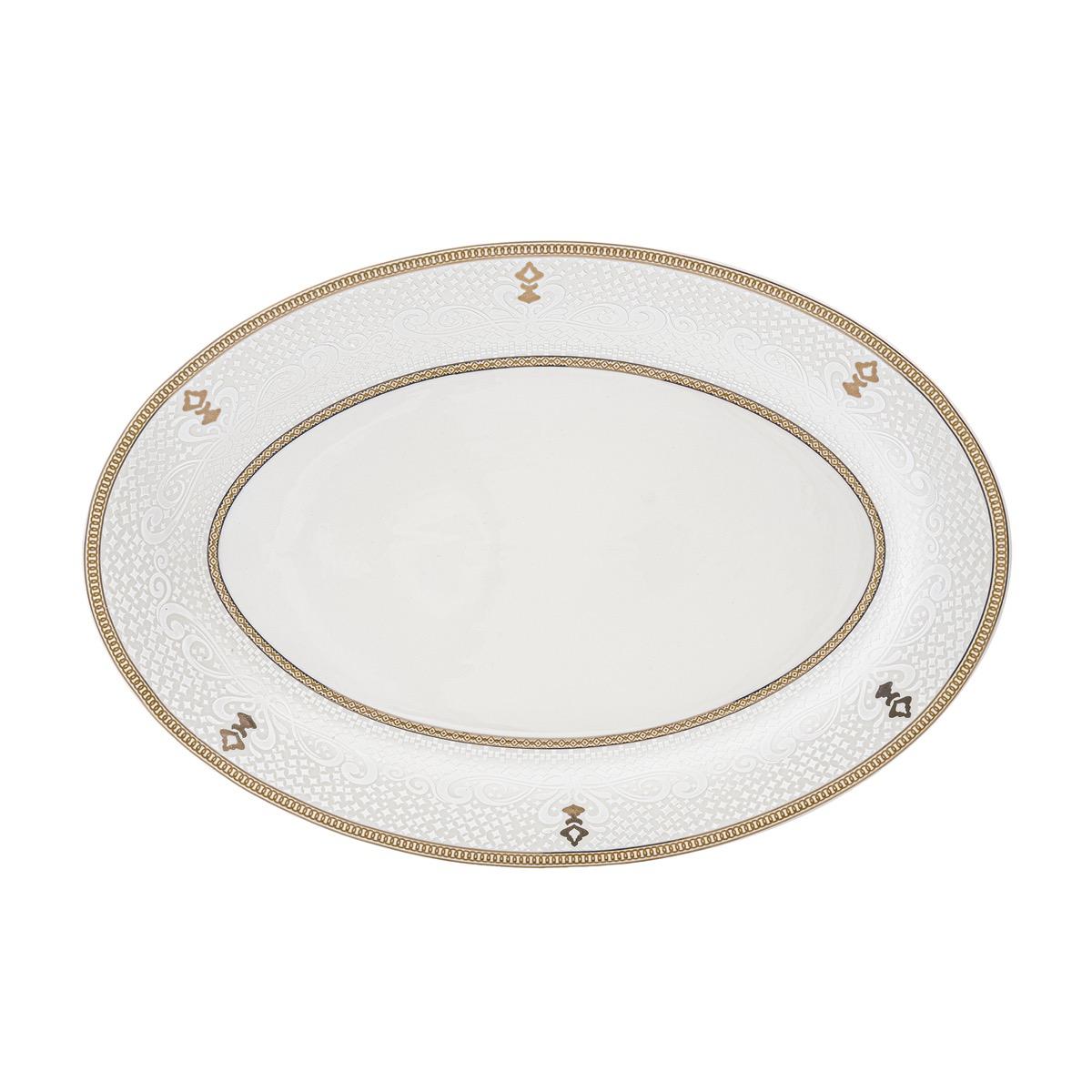 Shallow Zaya Bone China Serving Platter