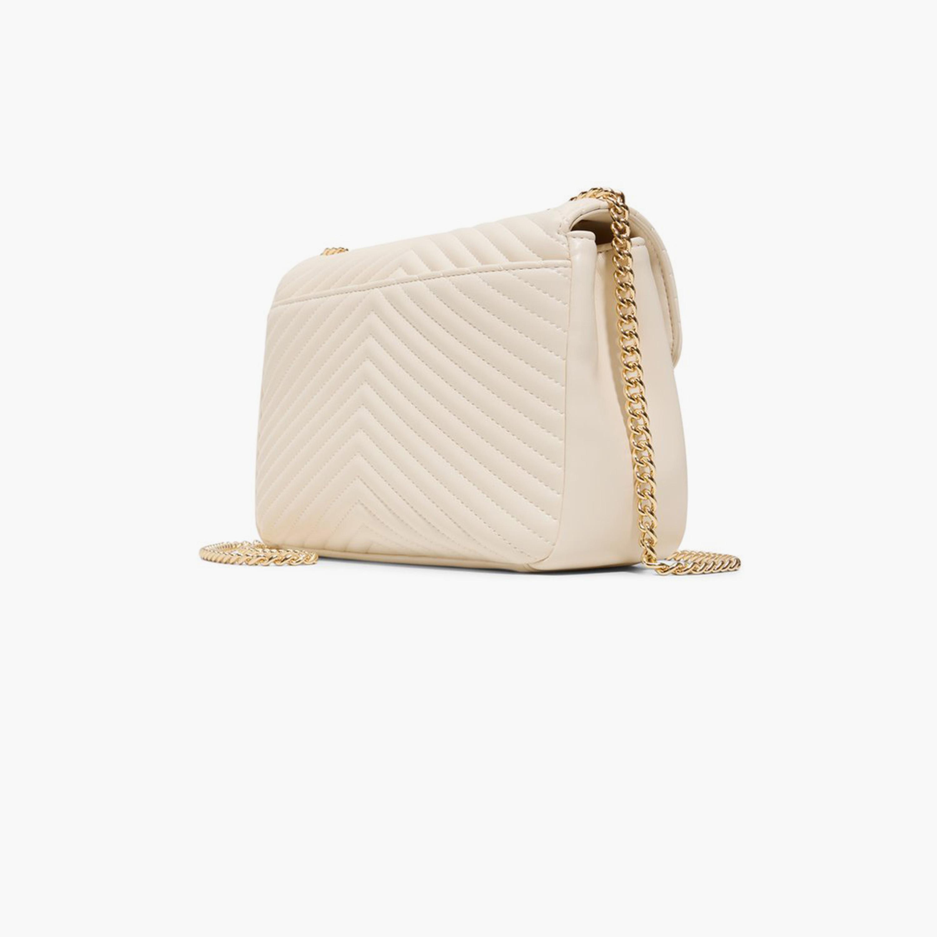 كول ات سبرينغ - شنطة كتف بريولا مبطنة بقفل دوار وحزام سلسلة | 24 × 10 × 17 سم-women-bagsandwallets-handbags-image-2