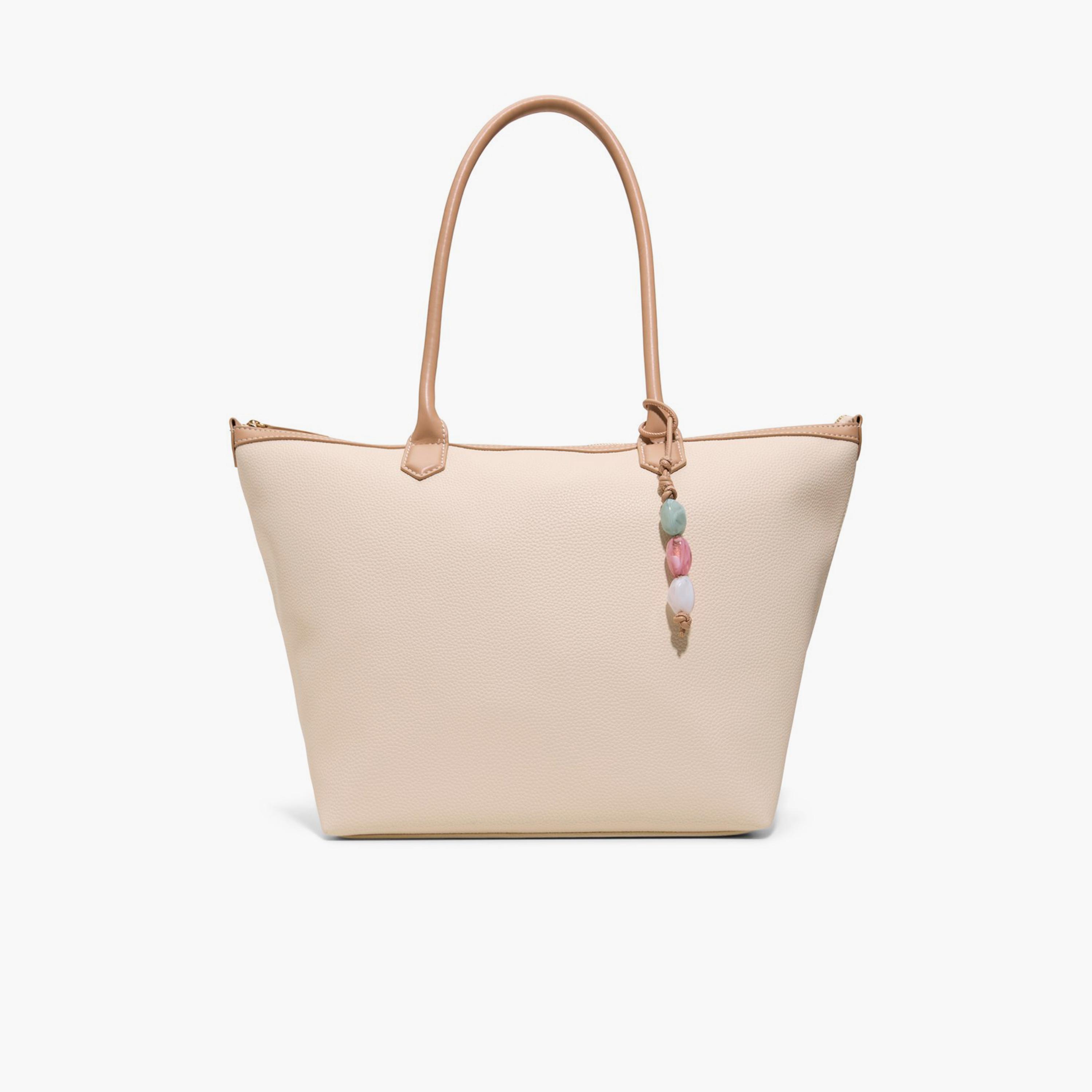 كول ات سبرينغ- شنطة توت سادة إغلاق بسحاب مقبض مزدوج | 28 × 26 × 20 سم-women-bagsandwallets-handbags-image-16