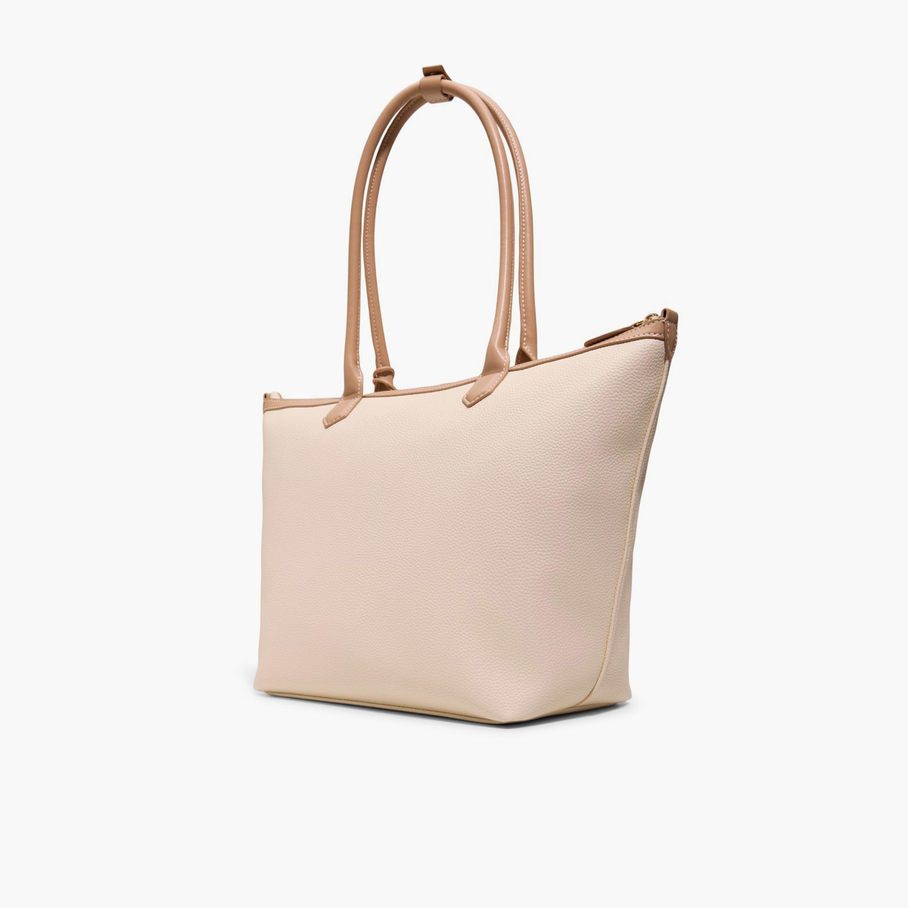 كول ات سبرينغ- شنطة توت سادة إغلاق بسحاب مقبض مزدوج | 28 × 26 × 20 سم-women-bagsandwallets-handbags-image-17