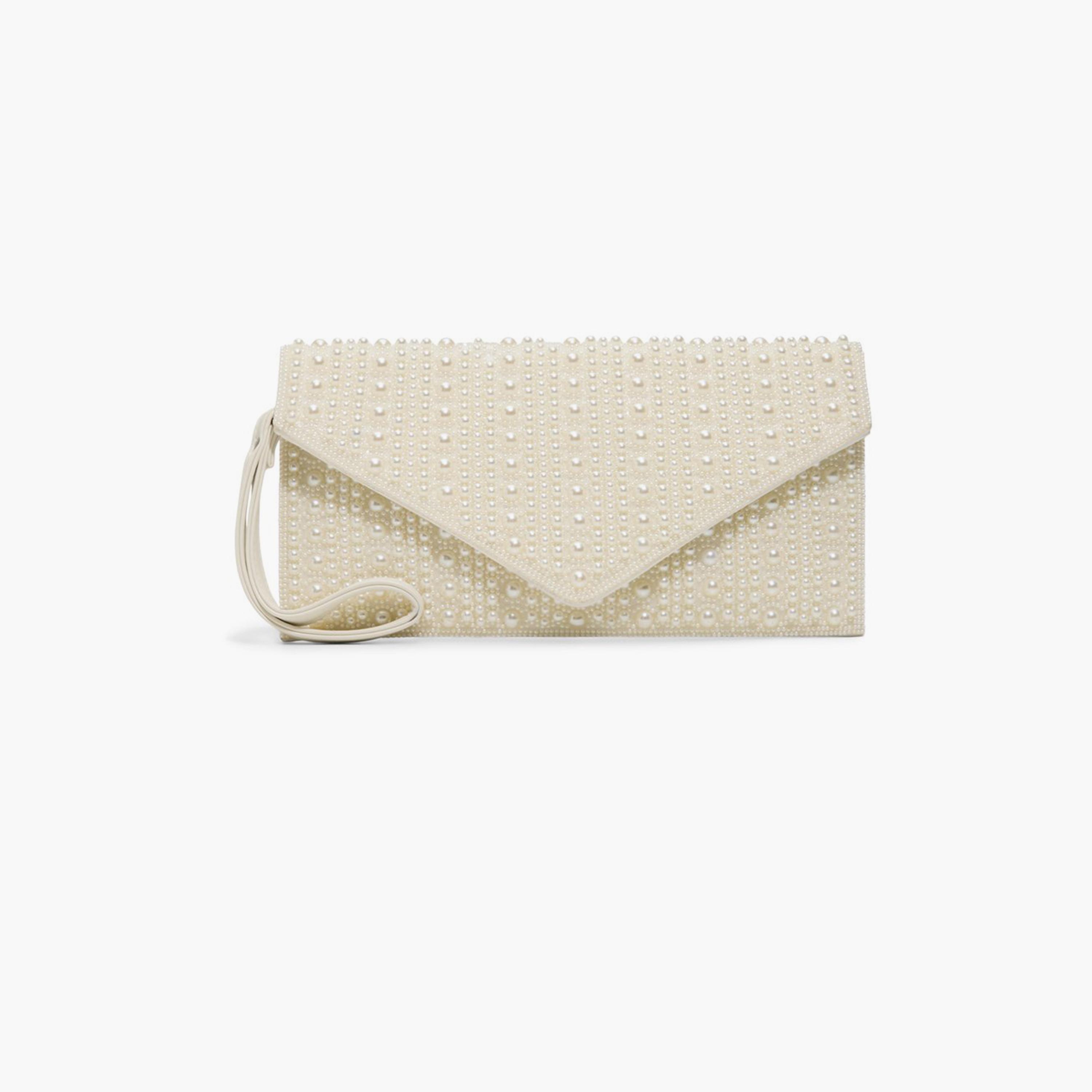 Call it Spring MARRGOT Embellished Clutch with Flap Closure and Chain Strap | 25 X 2 X 13 CM-women-bagsandwallets-handbags-image-1