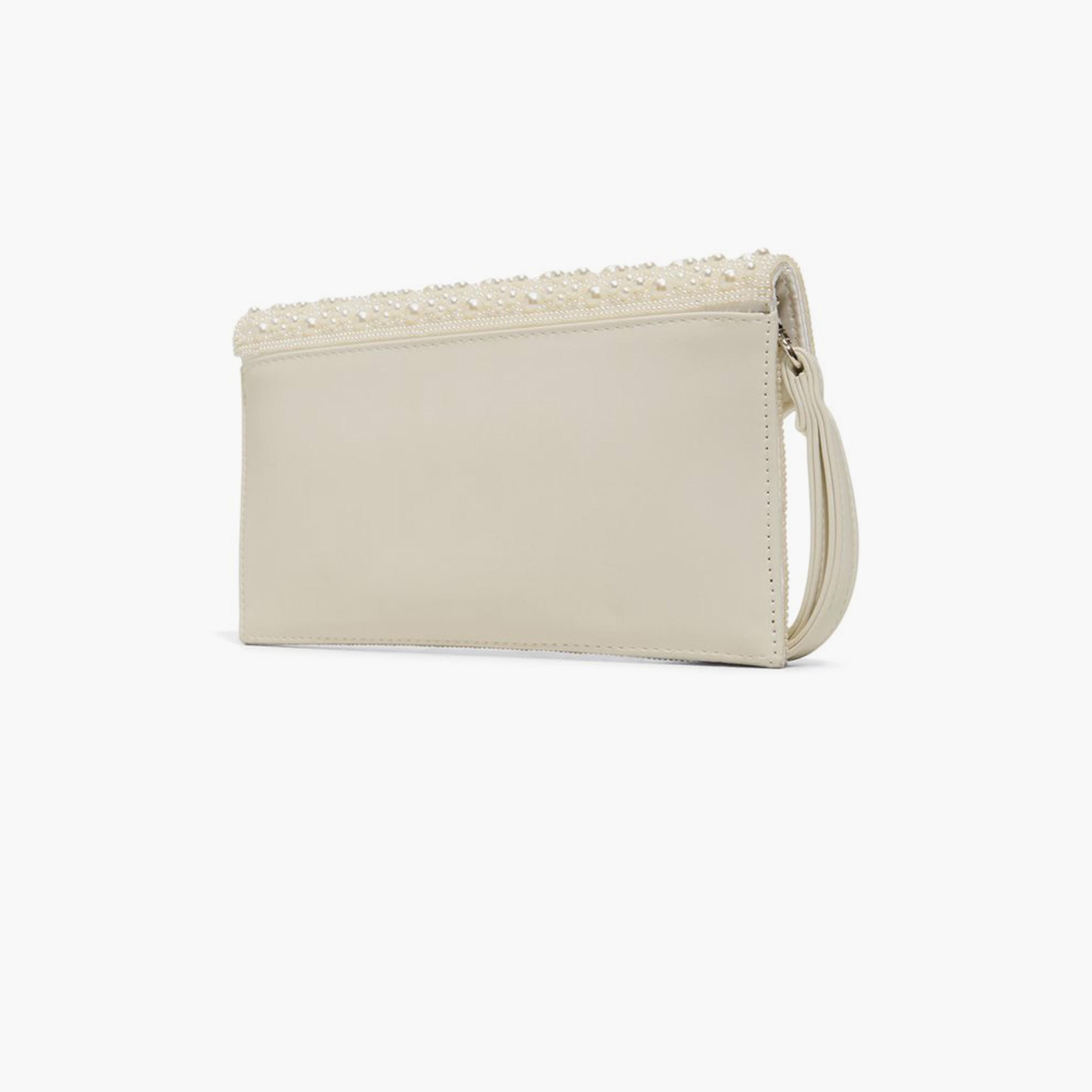 Call it Spring MARRGOT Embellished Clutch with Flap Closure and Chain Strap | 25 X 2 X 13 CM-women-bagsandwallets-handbags-image-2