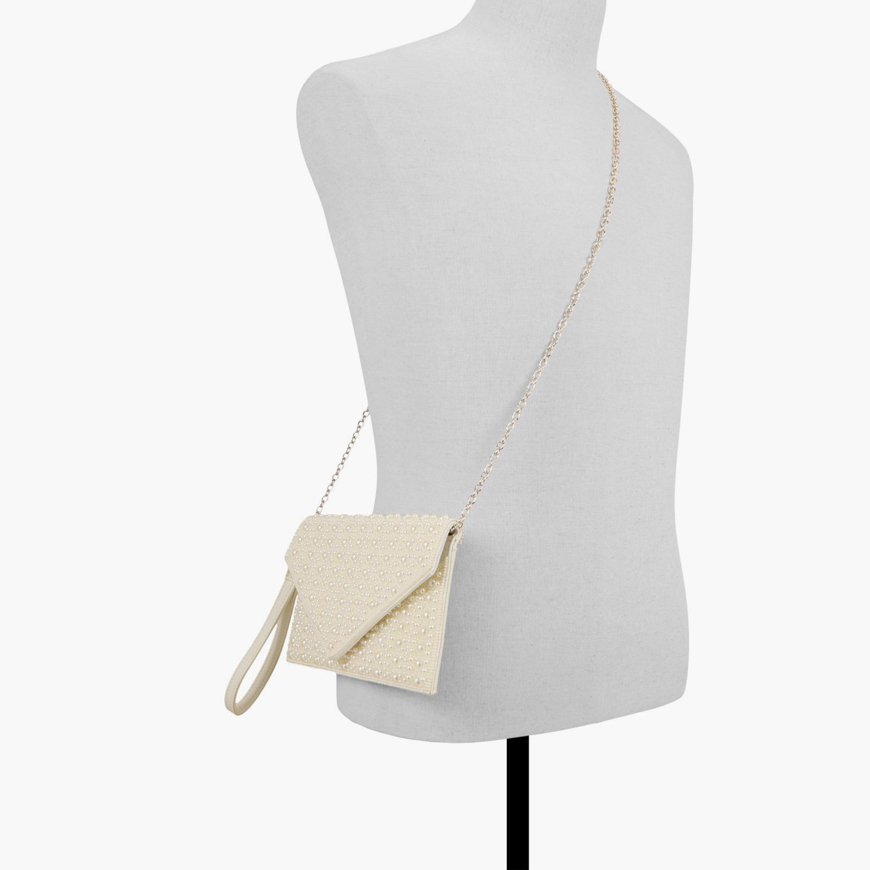 Call it Spring MARRGOT Embellished Clutch with Flap Closure and Chain Strap | 25 X 2 X 13 CM-women-bagsandwallets-handbags-image-4