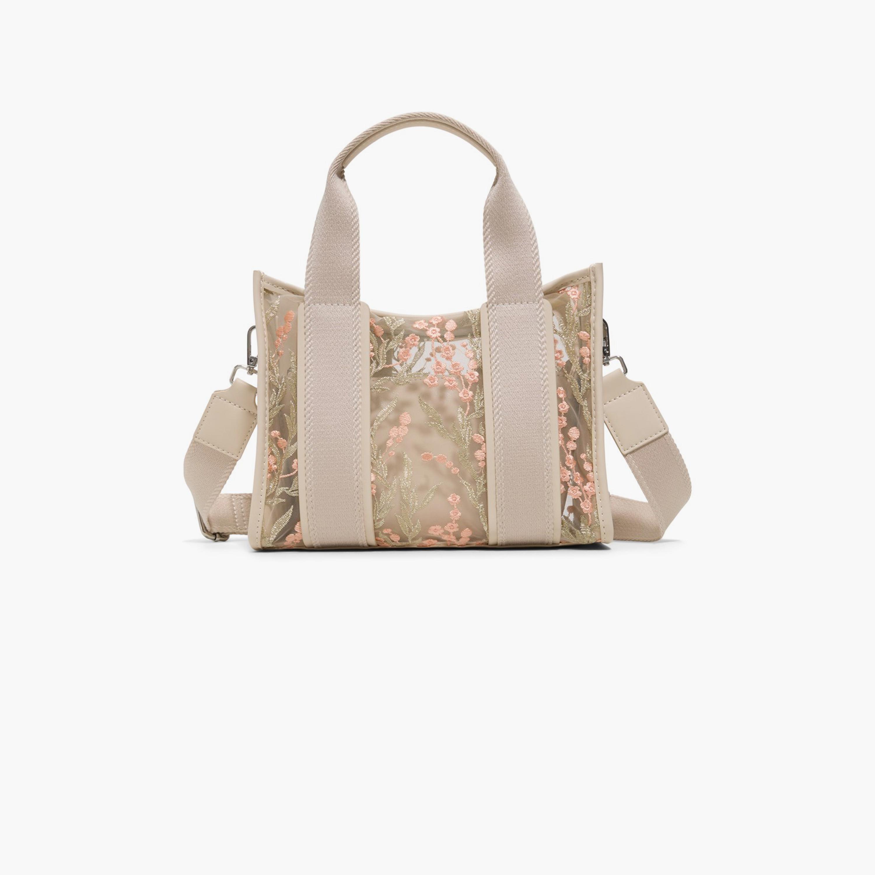 Call it Spring MILKA Embellished Double Handle Satchel Bag with Zipper Closure and Detachable Strap | 27 X 14 X 23 CM-women-bagsandwallets-handbags-image-1