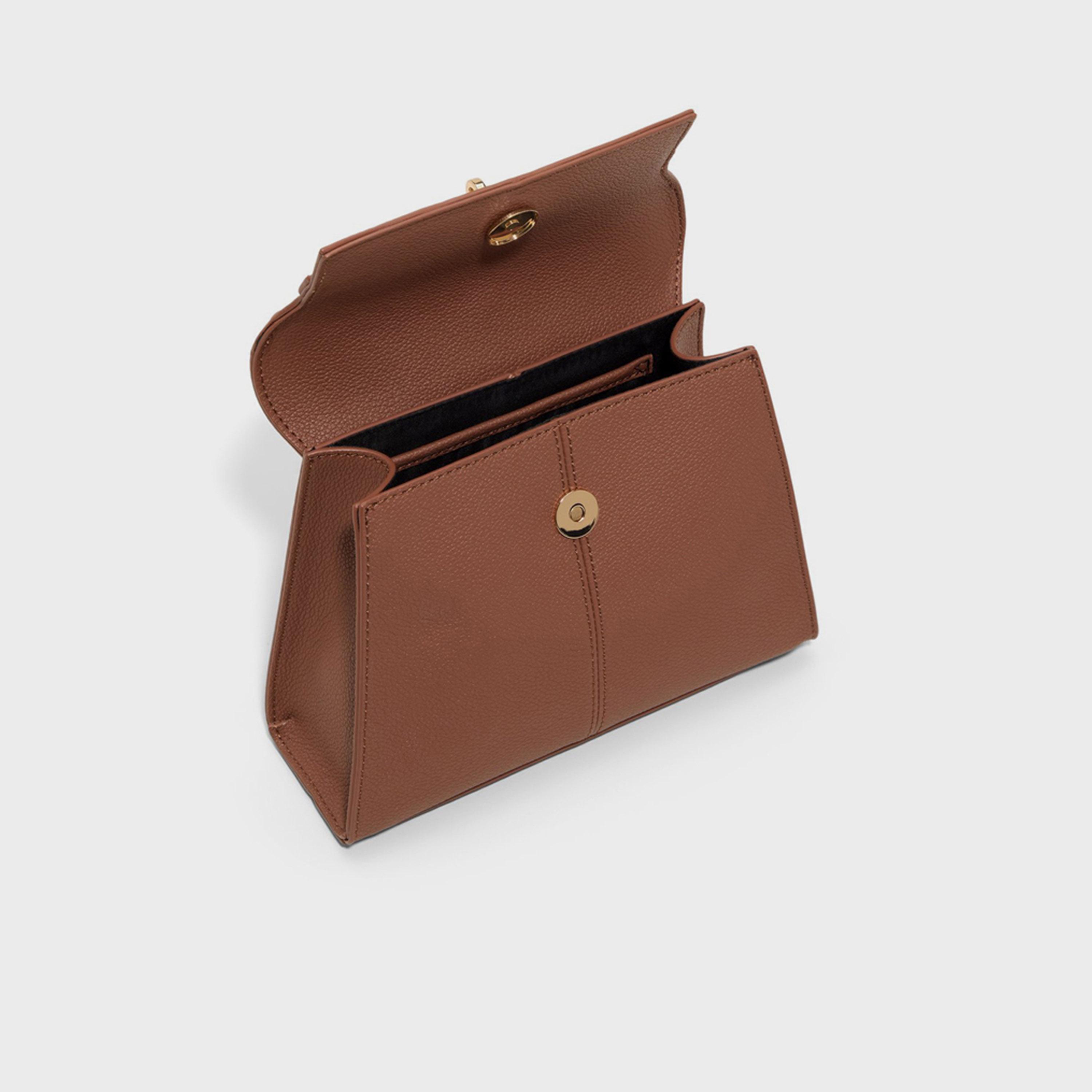 كول ات سبرينغ- شنطة يد منقوشة غطاء قلاب مقبض علوي | 22 × 20 × 8 سم-women-bagsandwallets-handbags-image-19