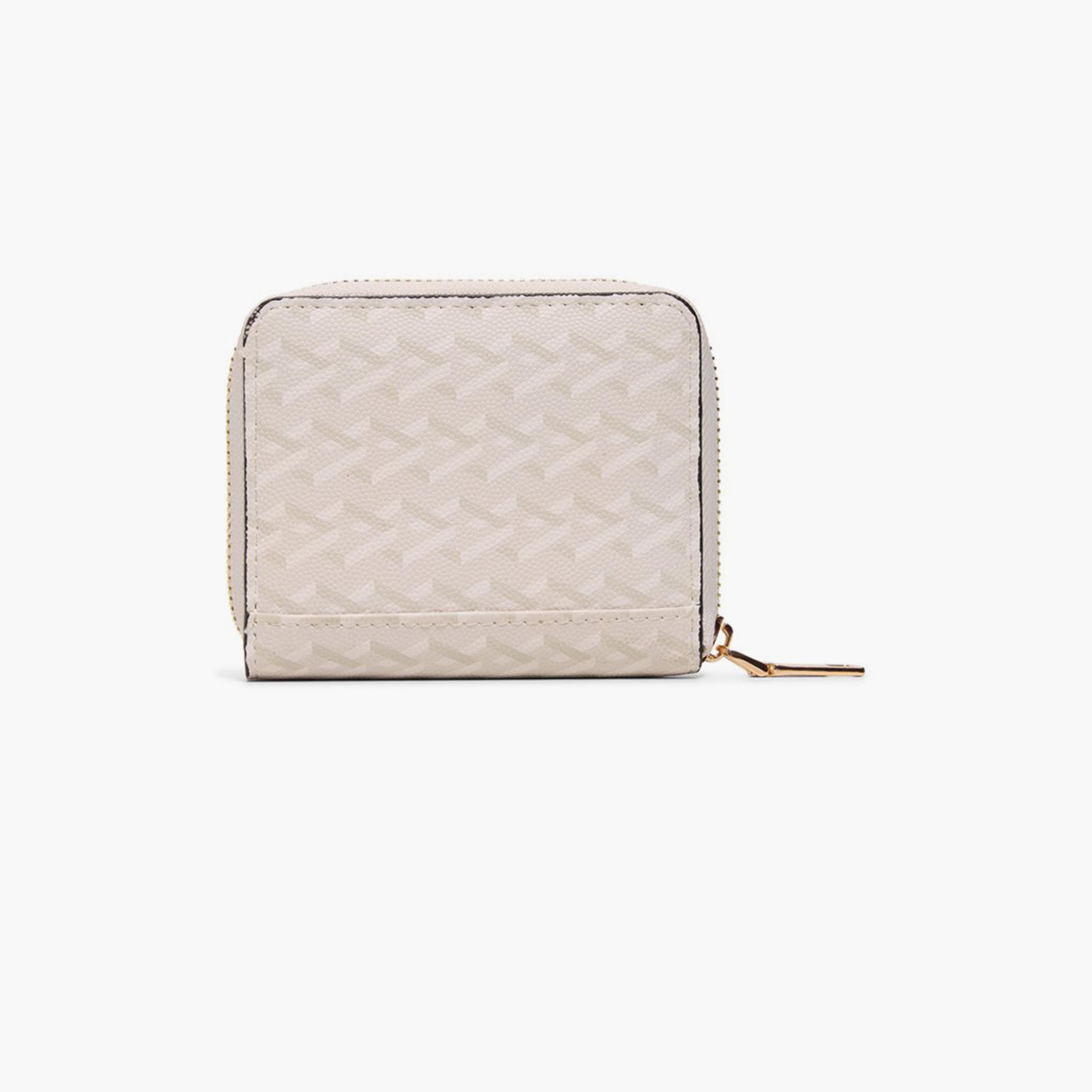 كول ات سبرينغ - محفظة مطبوعة تيزا بسحاب إغلاق | 11 × 2 × 10 سم-women-bagsandwallets-wallets-image-5