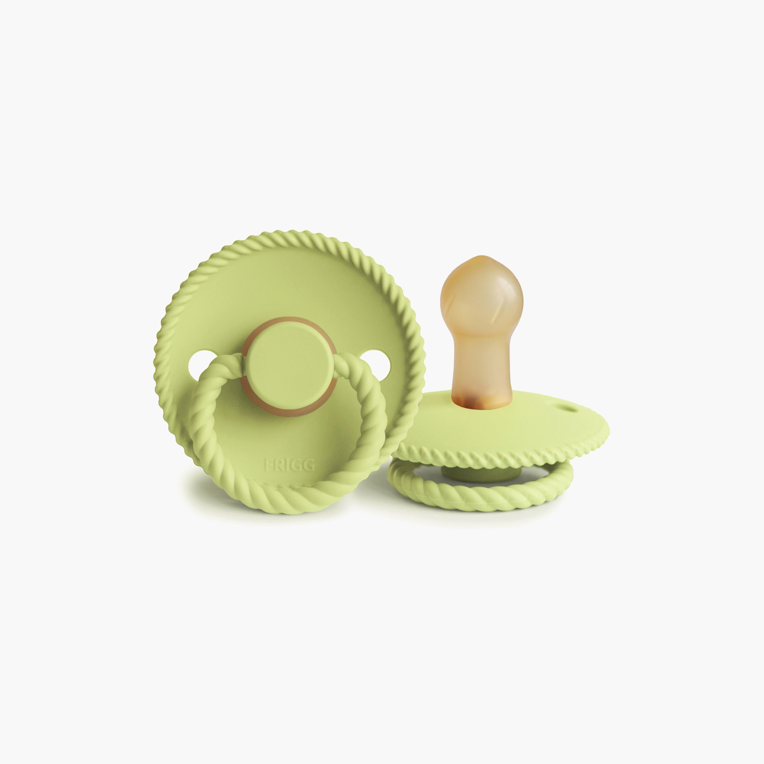 Frigg Rope Latex Baby Pacifier - Green Tea - Size 1-baby-feeding-pacifiers-image-2