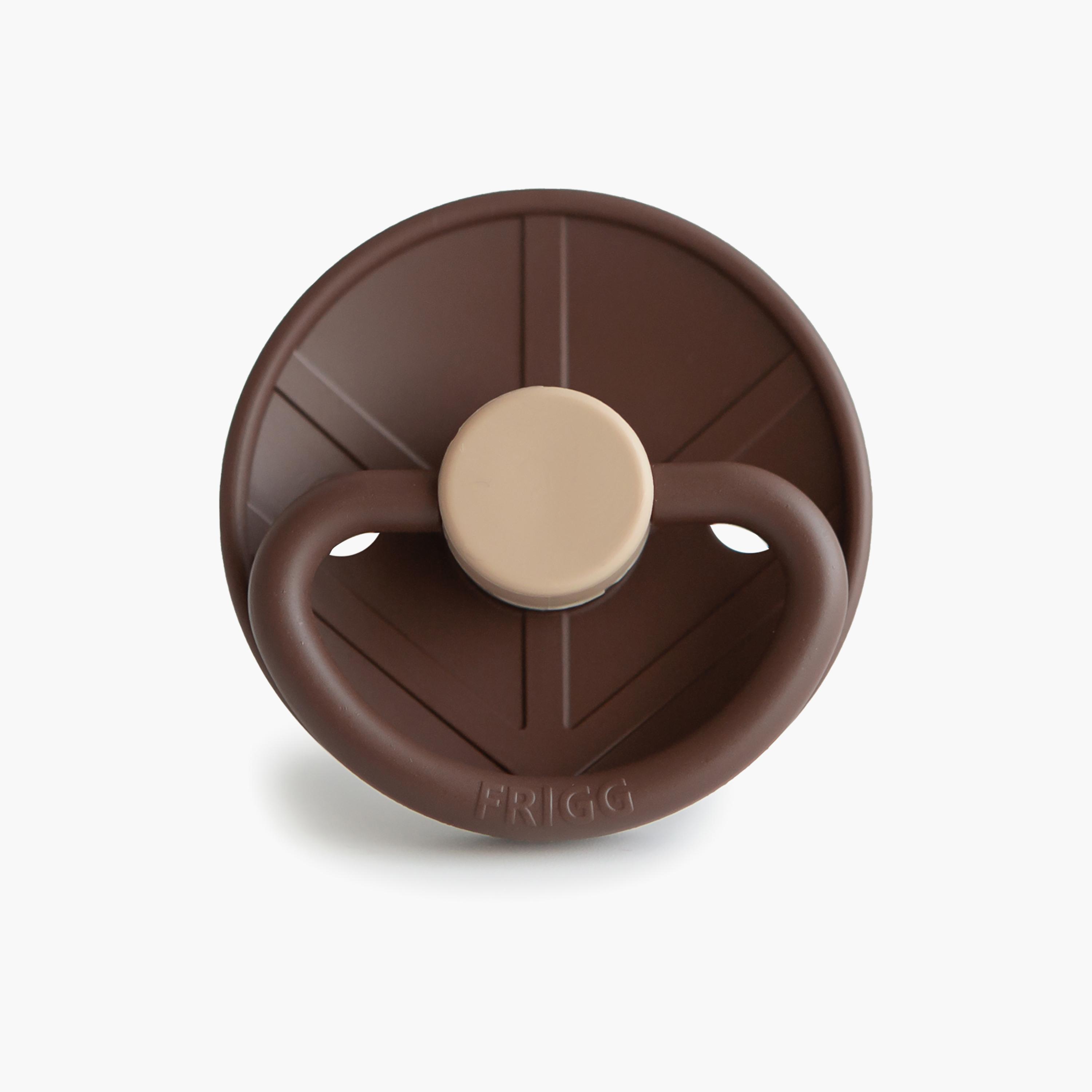 Frigg Little Viking Silicone Baby Pacifier - Bjorn Cocoa - Size 1-baby-feeding-pacifiers-image-1