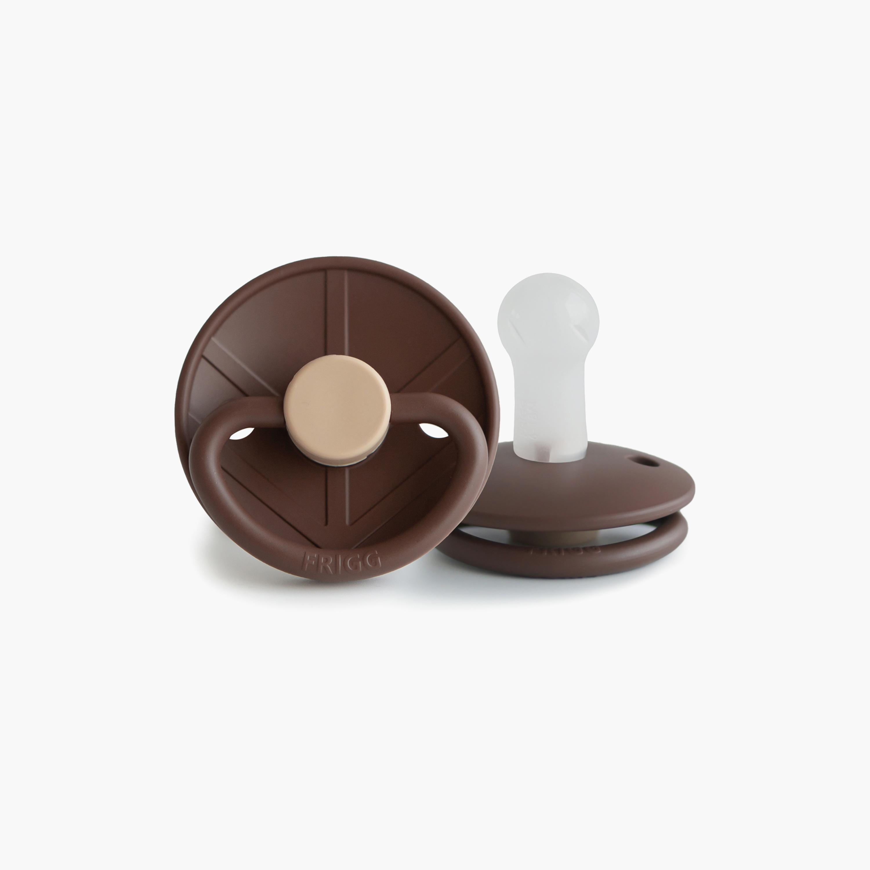 Frigg Little Viking Silicone Baby Pacifier - Bjorn Cocoa - Size 1-baby-feeding-pacifiers-image-2