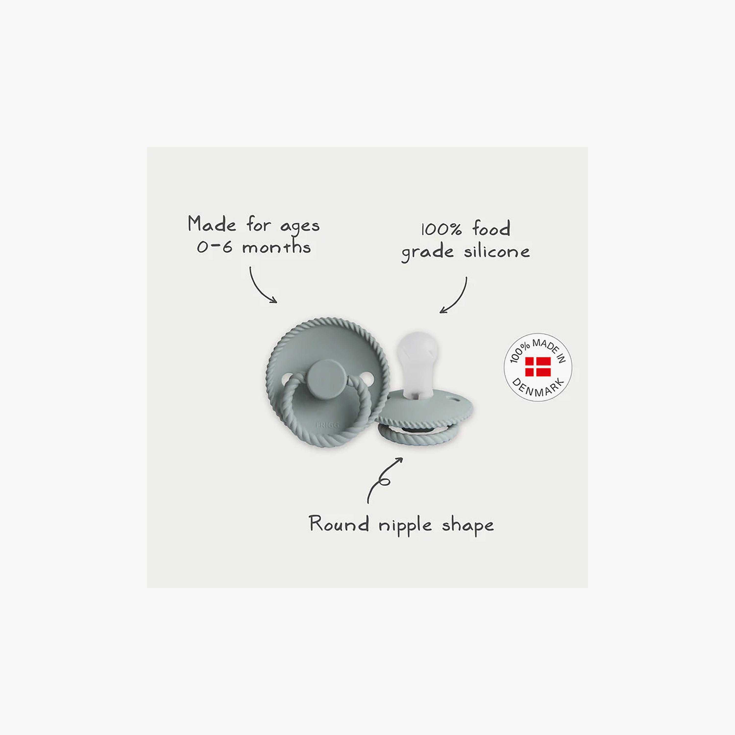 FRIGG Rope Silicone Pacifier - Size 1-baby-feeding-pacifiers-image-7