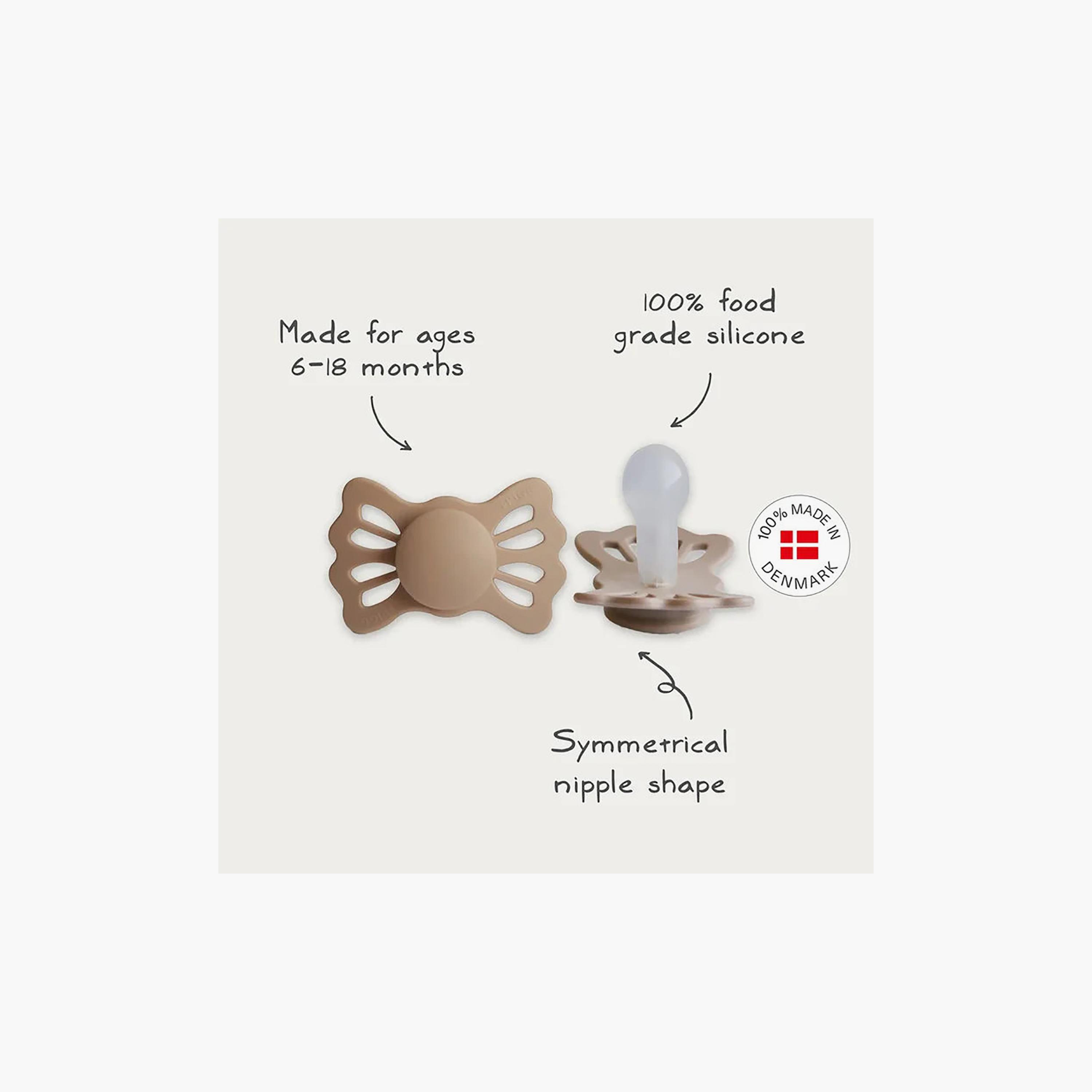 لهاية فريج باترفلاي سيليكون تشريحية - مقاس 1-baby-feeding-pacifiers-image-7