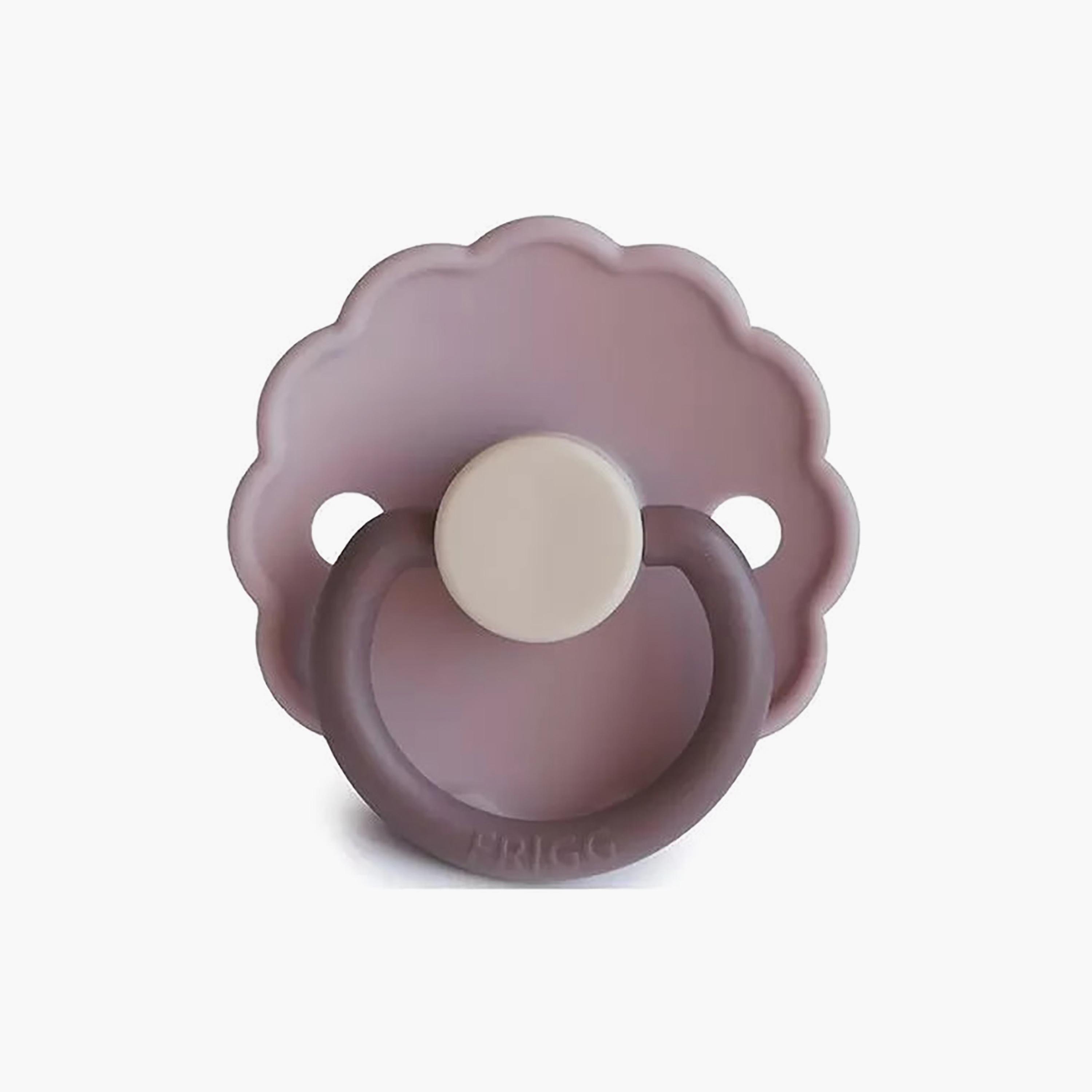 Frigg 2-Piece Daisy Latex Baby Pacifier - Lavender Haze & Cream - Size 1-baby-feeding-pacifiers-image-5
