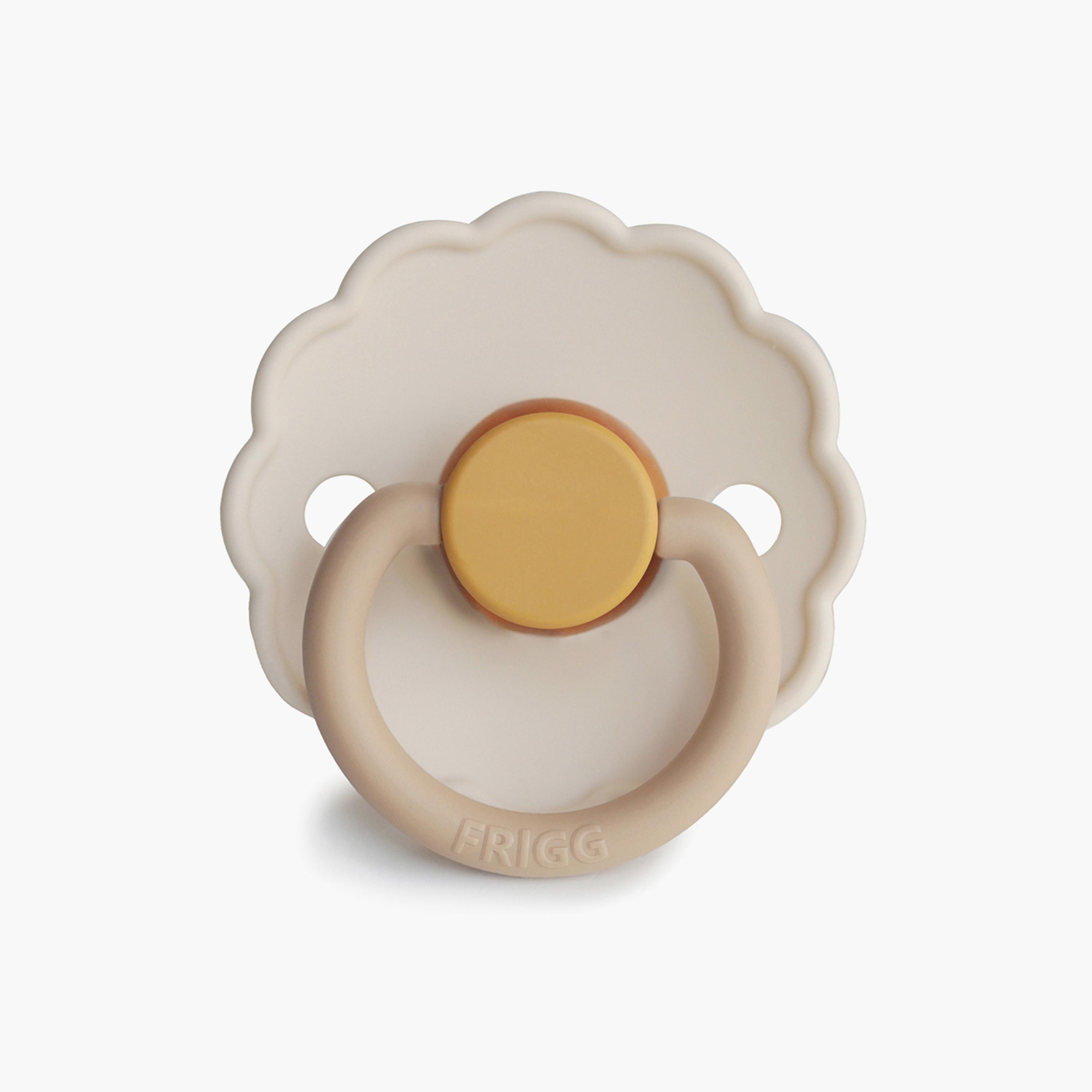 Frigg 2-Piece Daisy Latex Baby Pacifier - Chamomille & Croissant - Size 2-baby-feeding-pacifiers-image-5
