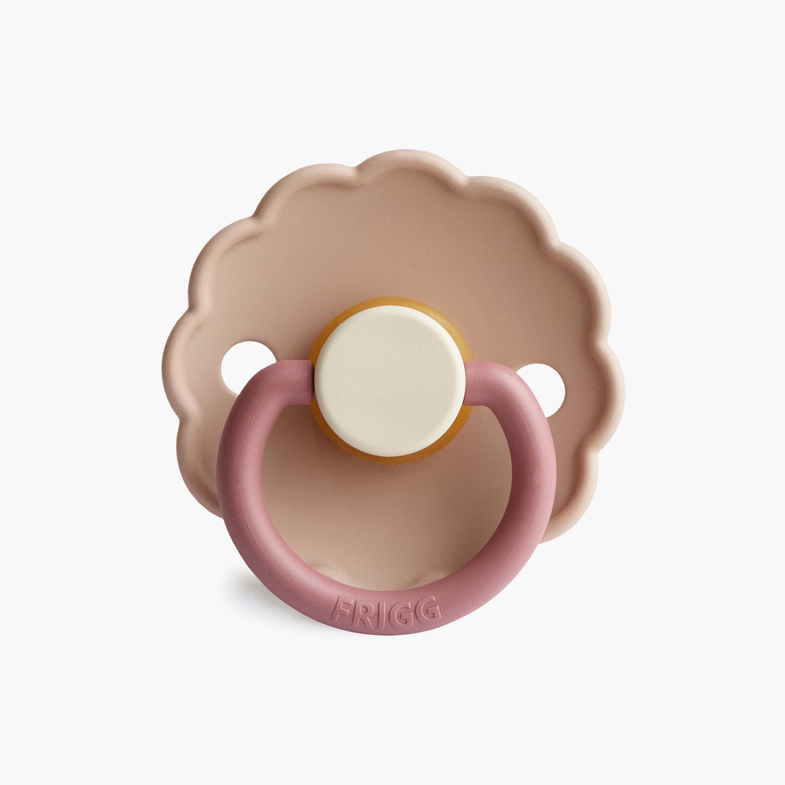 Frigg 2-Piece Daisy Latex Baby Pacifier - Peony & Cedar - Size 1-baby-feeding-pacifiers-image-5
