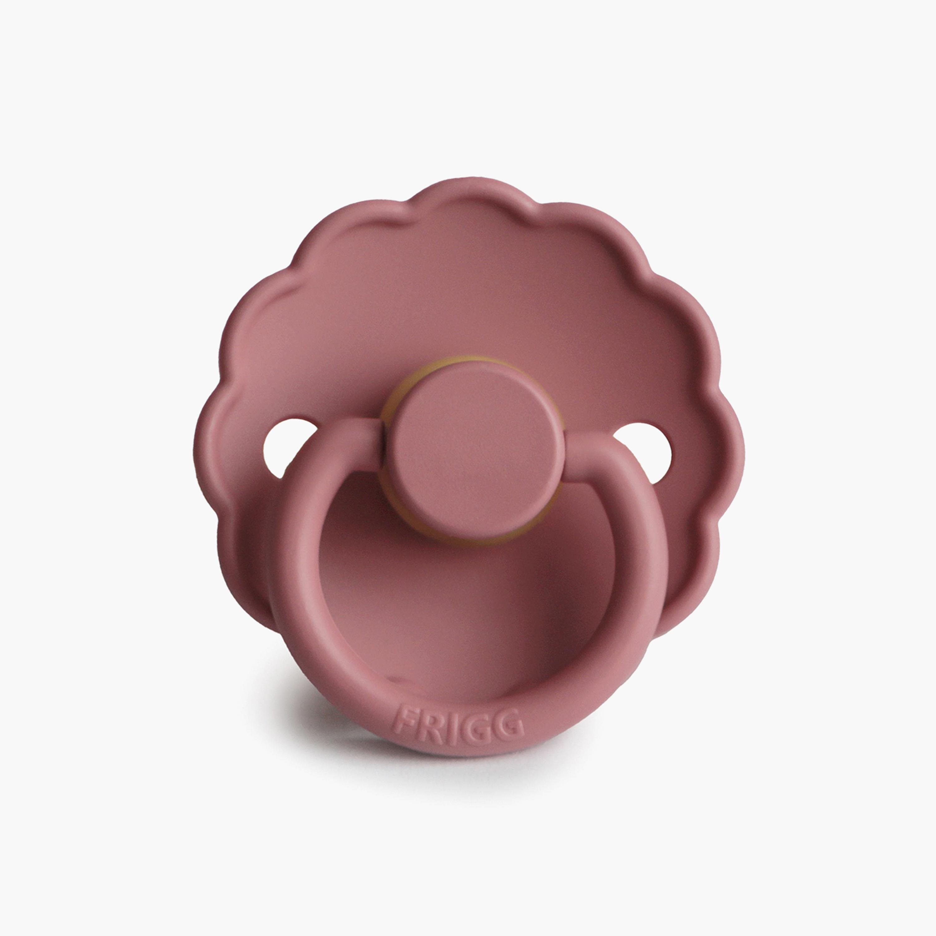 Frigg 2-Piece Daisy Latex Baby Pacifier - Peony & Cedar - Size 1-baby-feeding-pacifiers-image-6