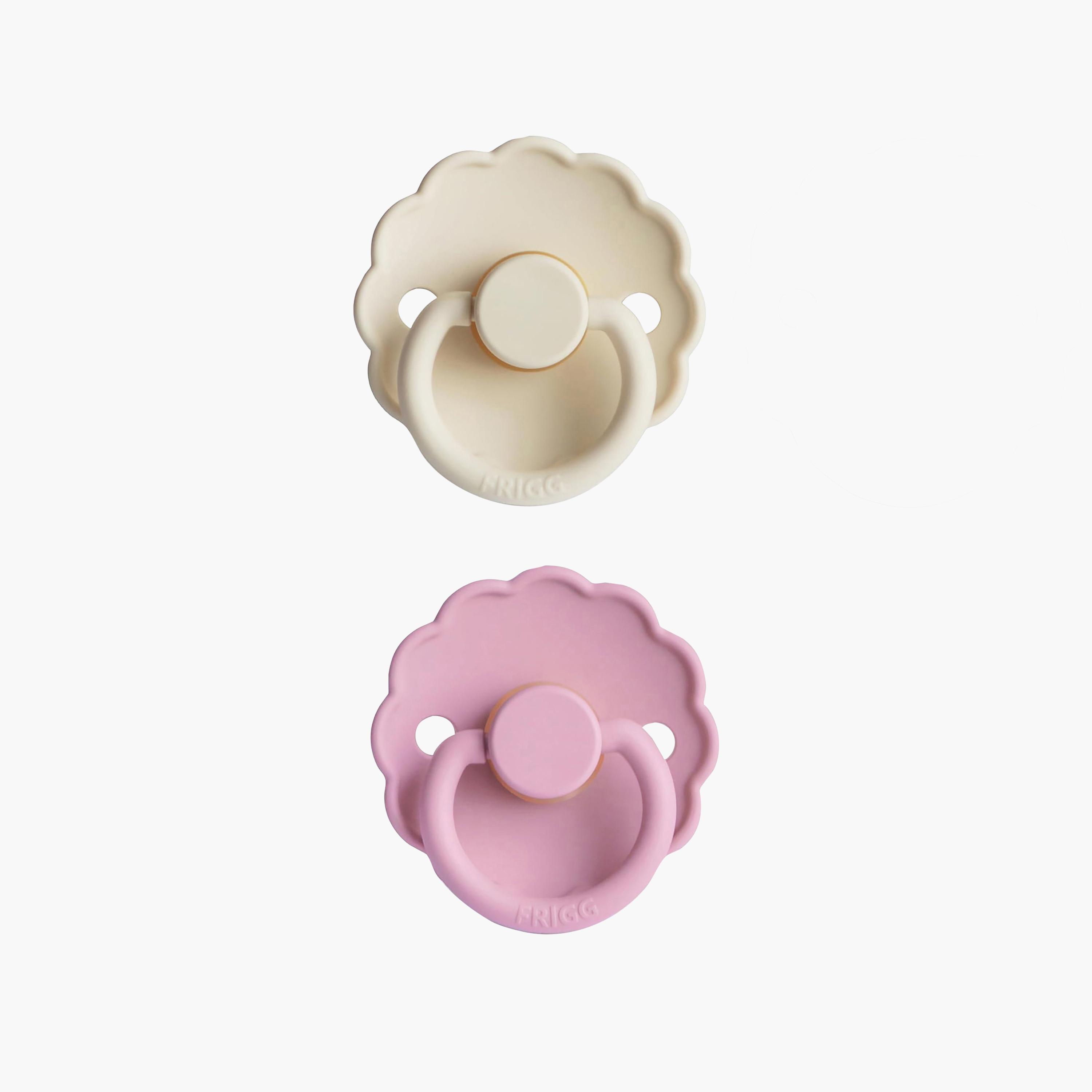 FRIGG 2-Piece Daisy Latex Pacifier - Size 2-baby-feeding-pacifiers-image-1