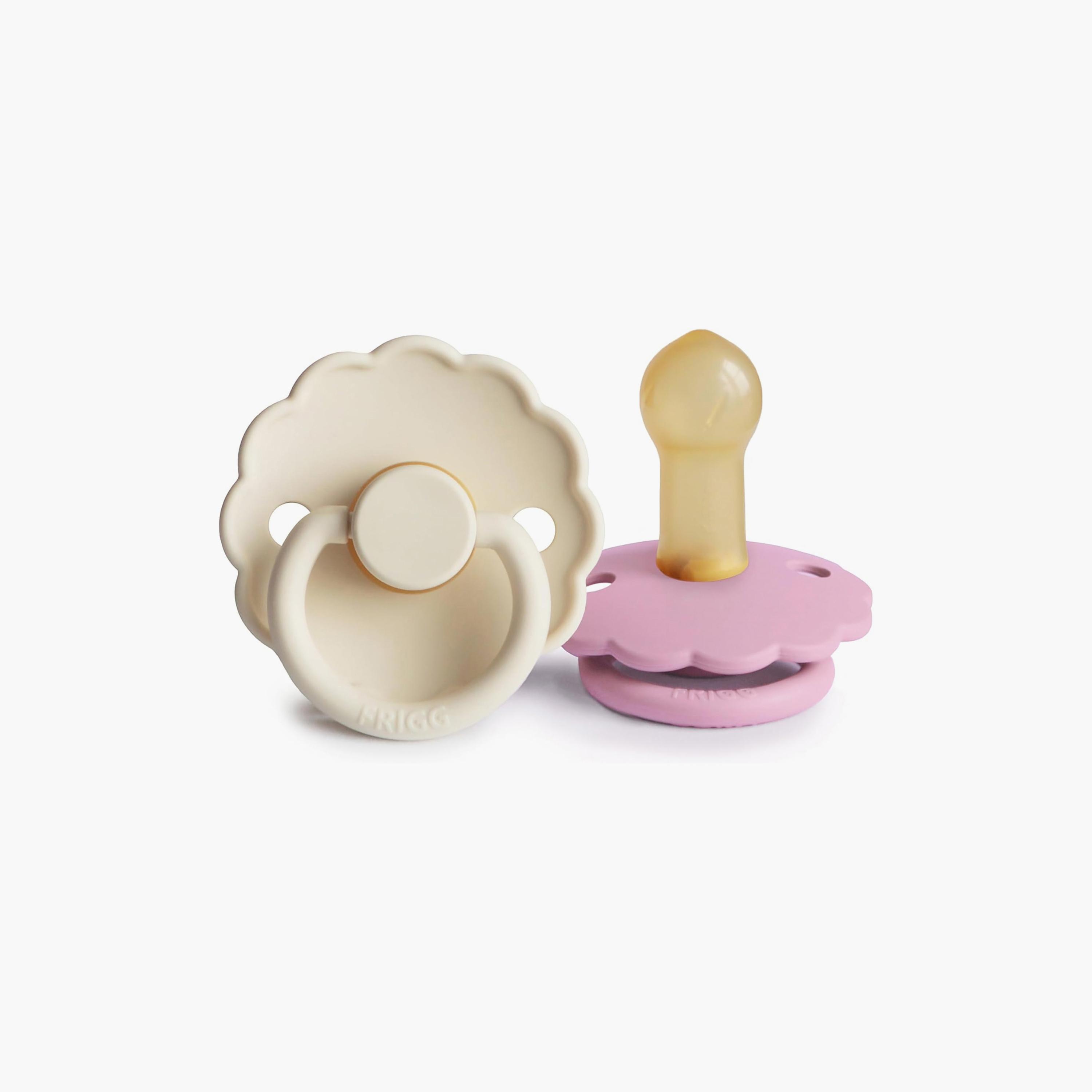 FRIGG 2-Piece Daisy Latex Pacifier - Size 2-baby-feeding-pacifiers-image-2