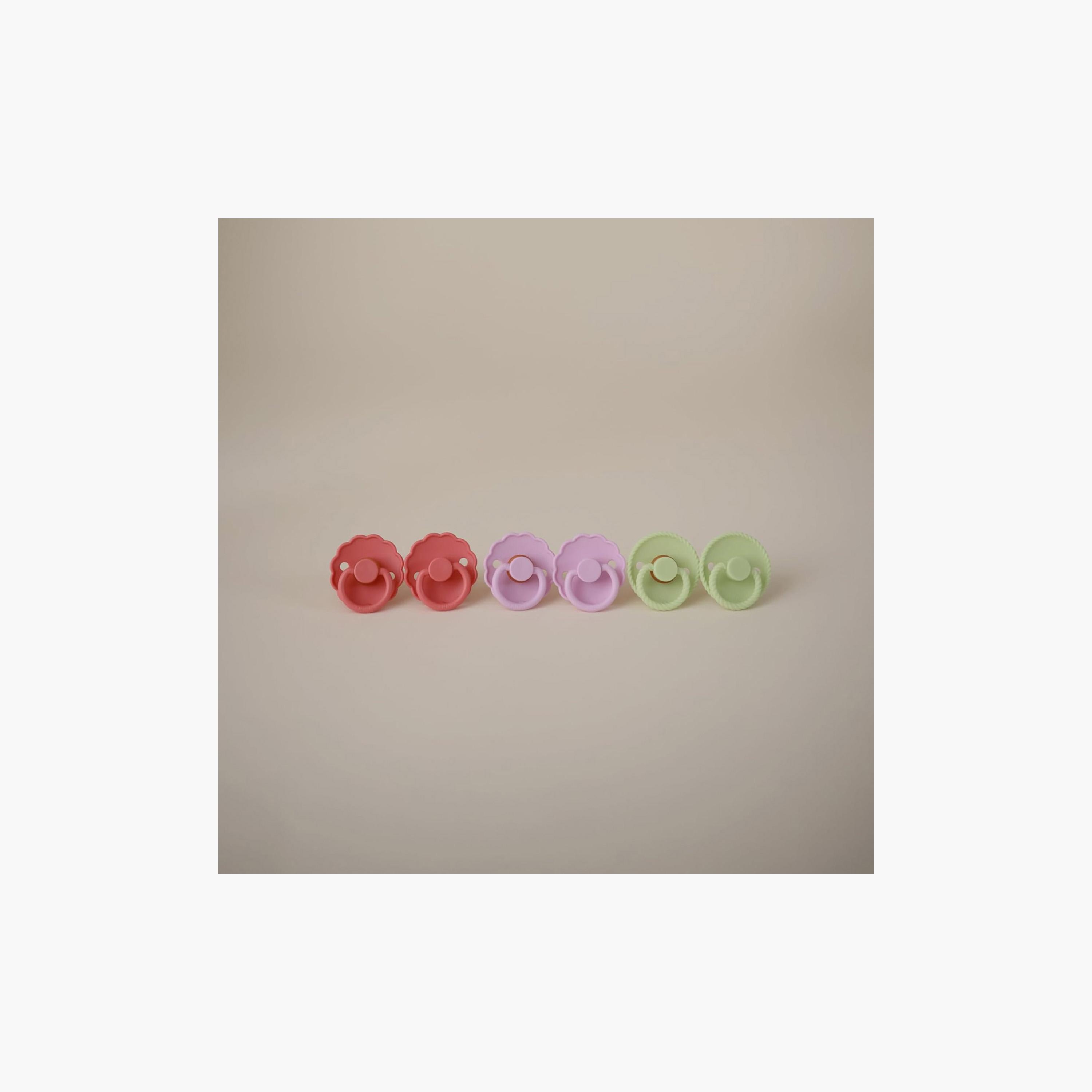 FRIGG 2-Piece Daisy Latex Pacifier - Size 2-baby-feeding-pacifiers-image-3
