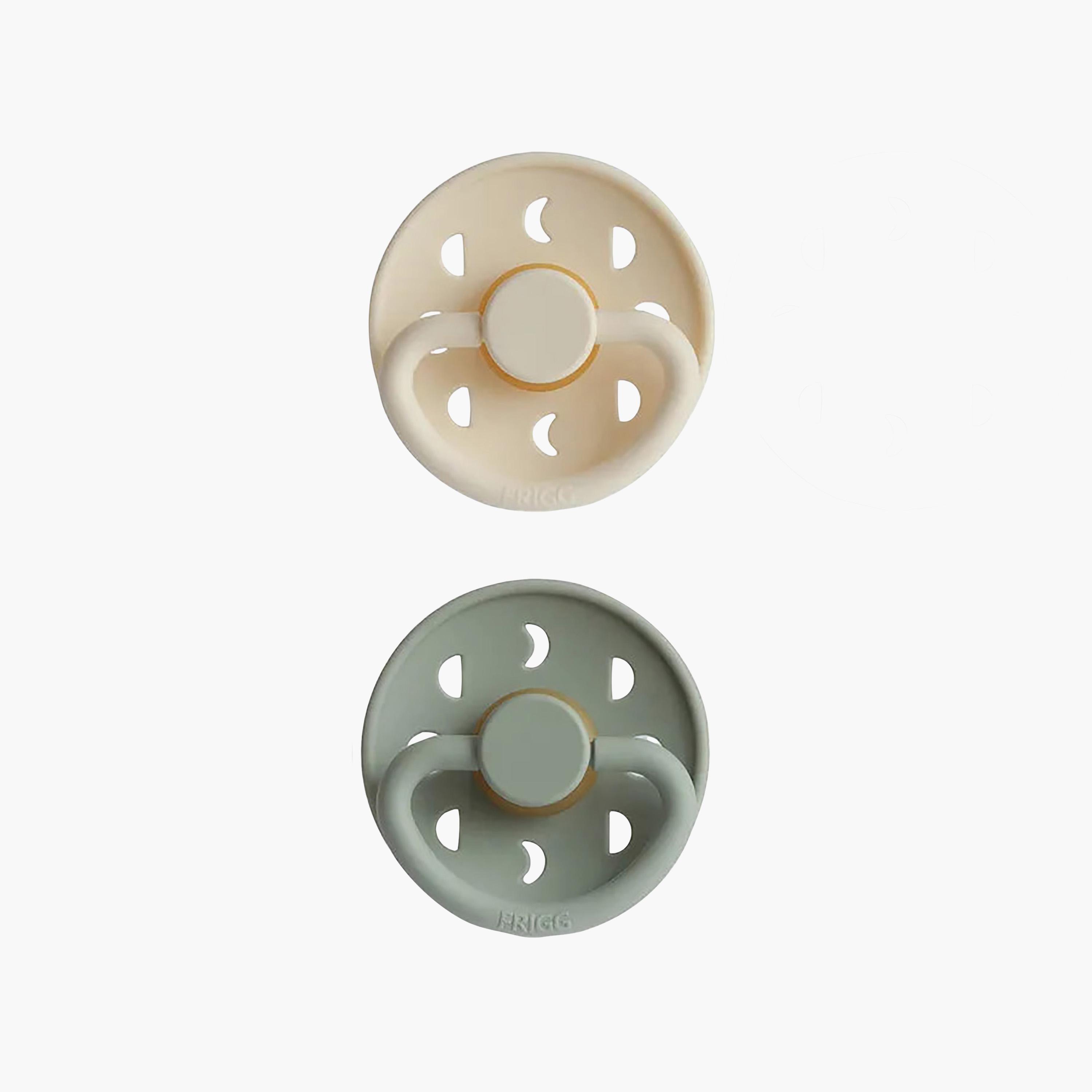 FRIGG 2-Piece Moon Phase Latex Pacifier - Size 2-baby-feeding-pacifiers-image-1