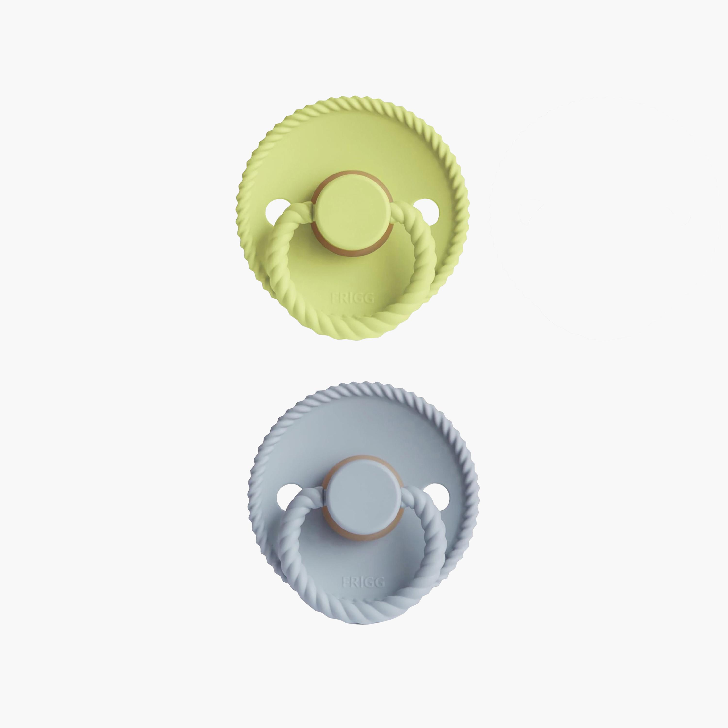 FRIGG 2-Piece Rope Latex Pacifier - Size 1-baby-feeding-pacifiers-image-1