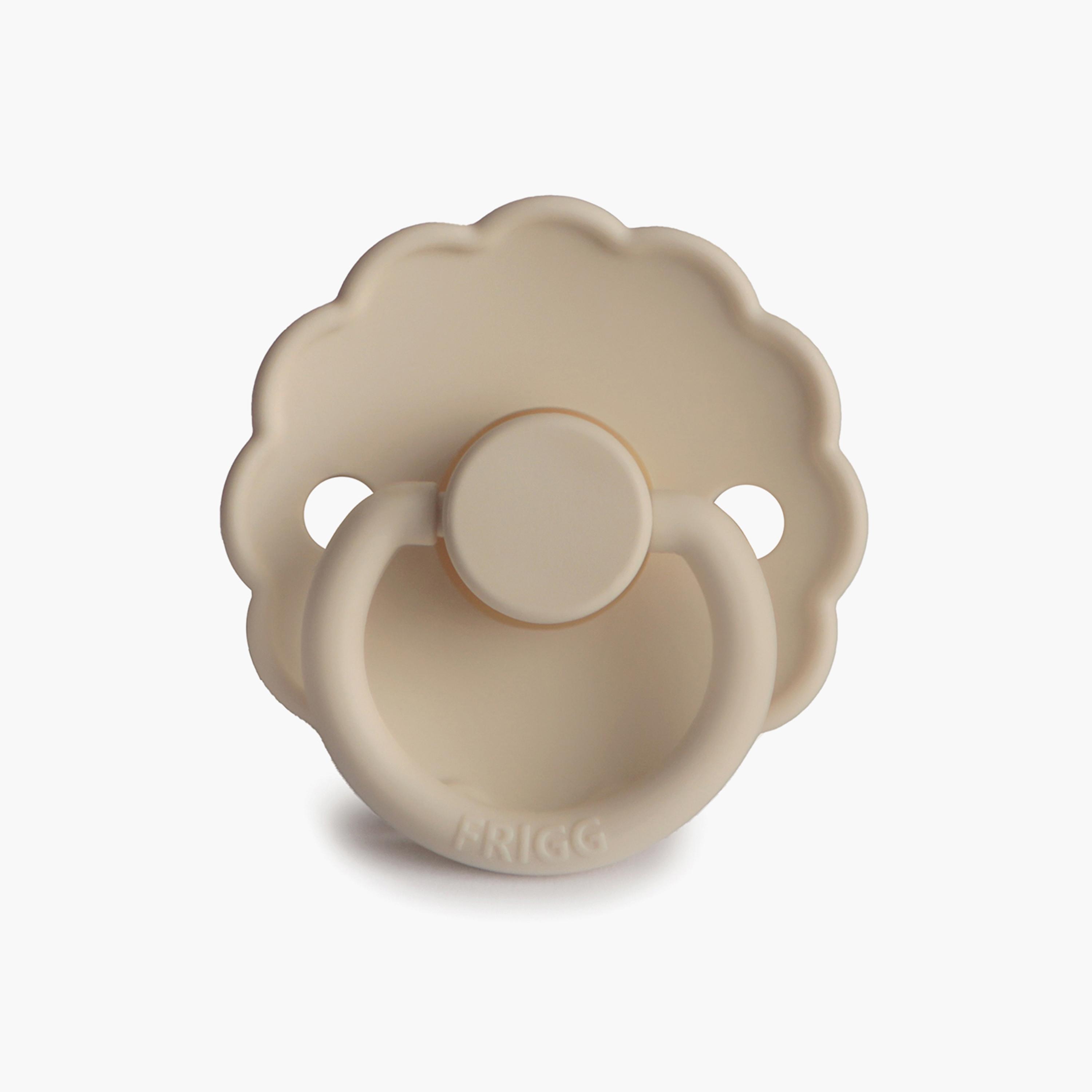 Frigg 2-Piece Daisy Silicone Baby Pacifier - Chamomile & Croissant - Size 1-baby-feeding-pacifiers-image-6
