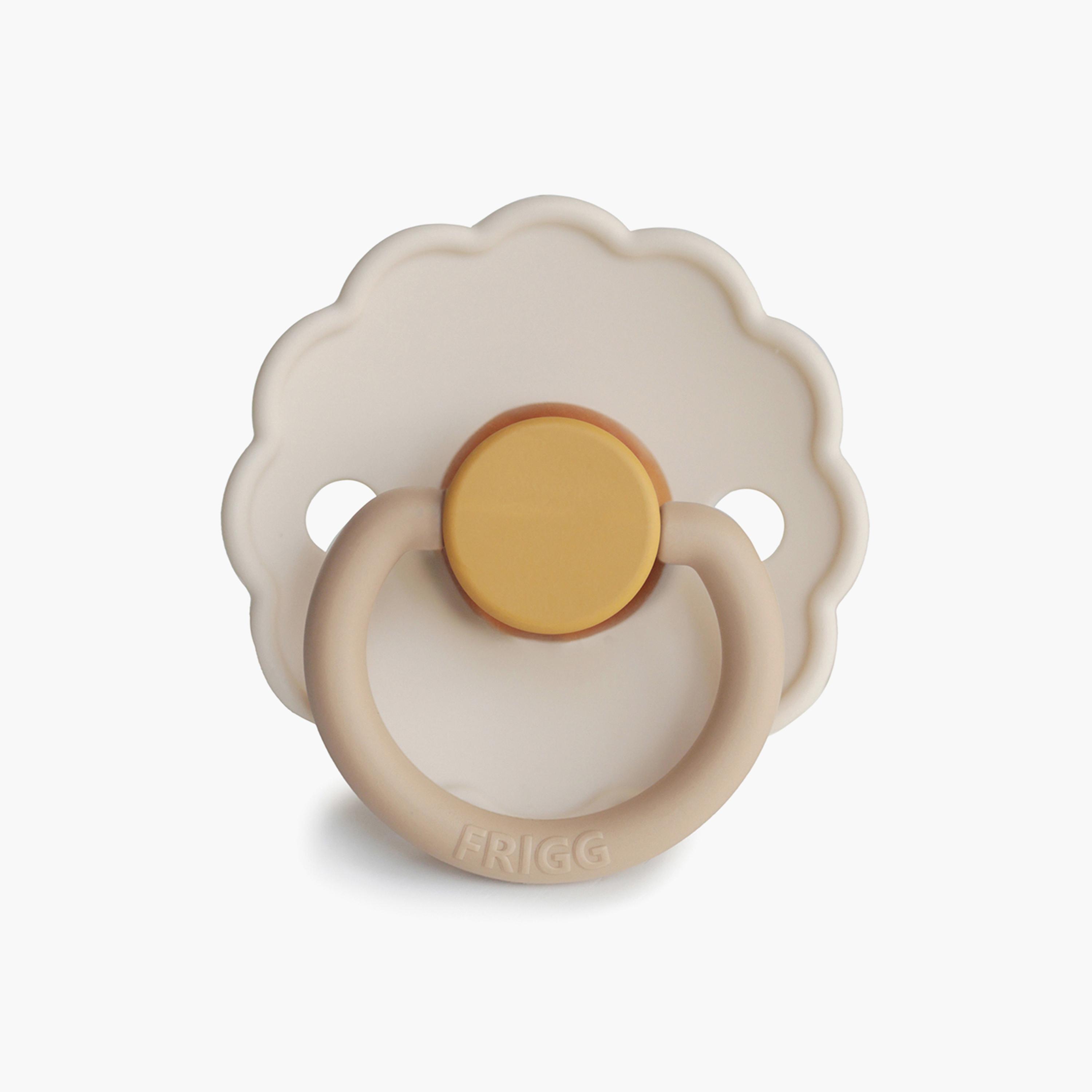 Frigg 2-Piece Daisy Silicone Baby Pacifier - Chamomile & Croissant - Size 2-baby-feeding-pacifiers-image-5