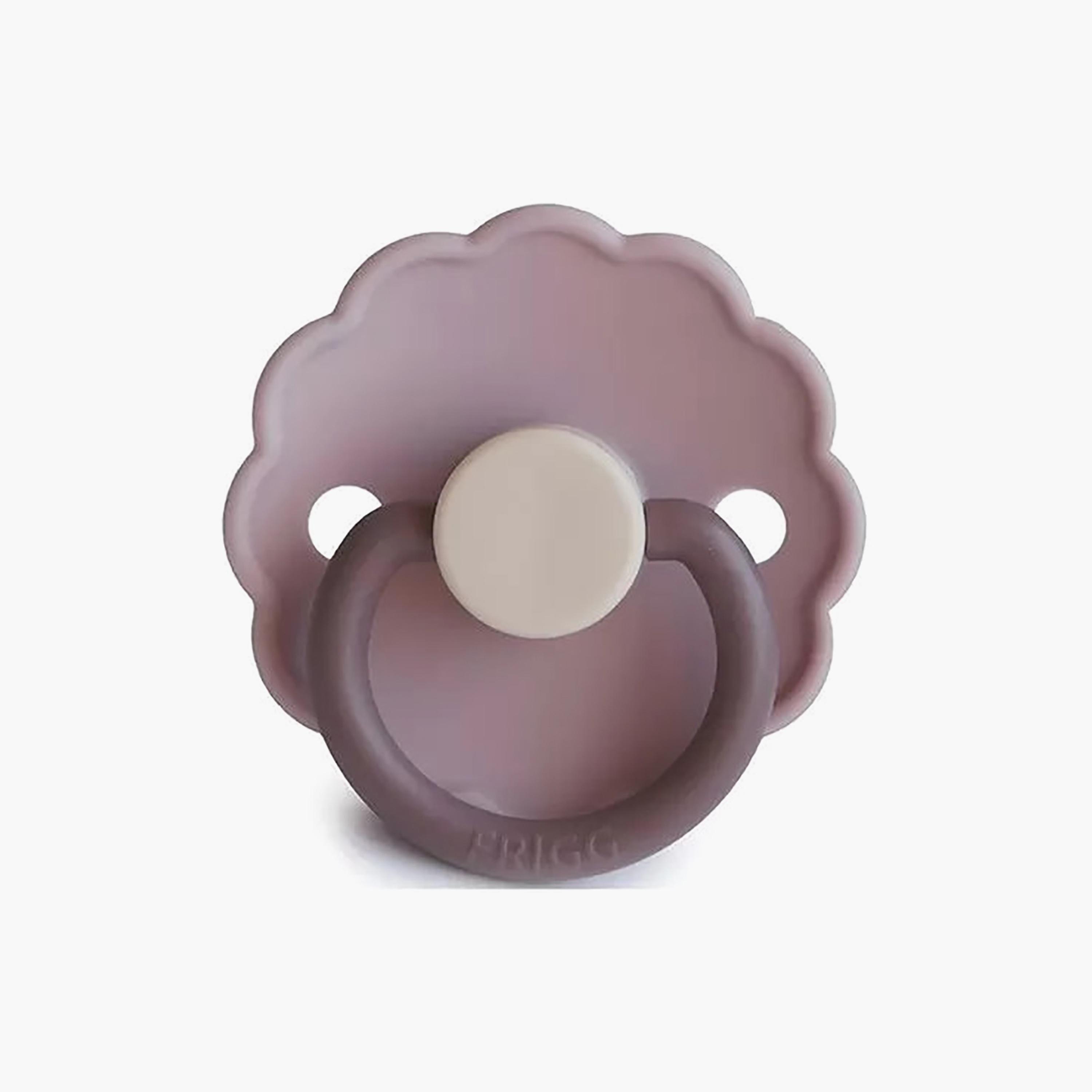 Frigg 2-Piece Daisy Silicone Baby Pacifier - Lavender Haze & Cream - Size 2-baby-feeding-pacifiers-image-5