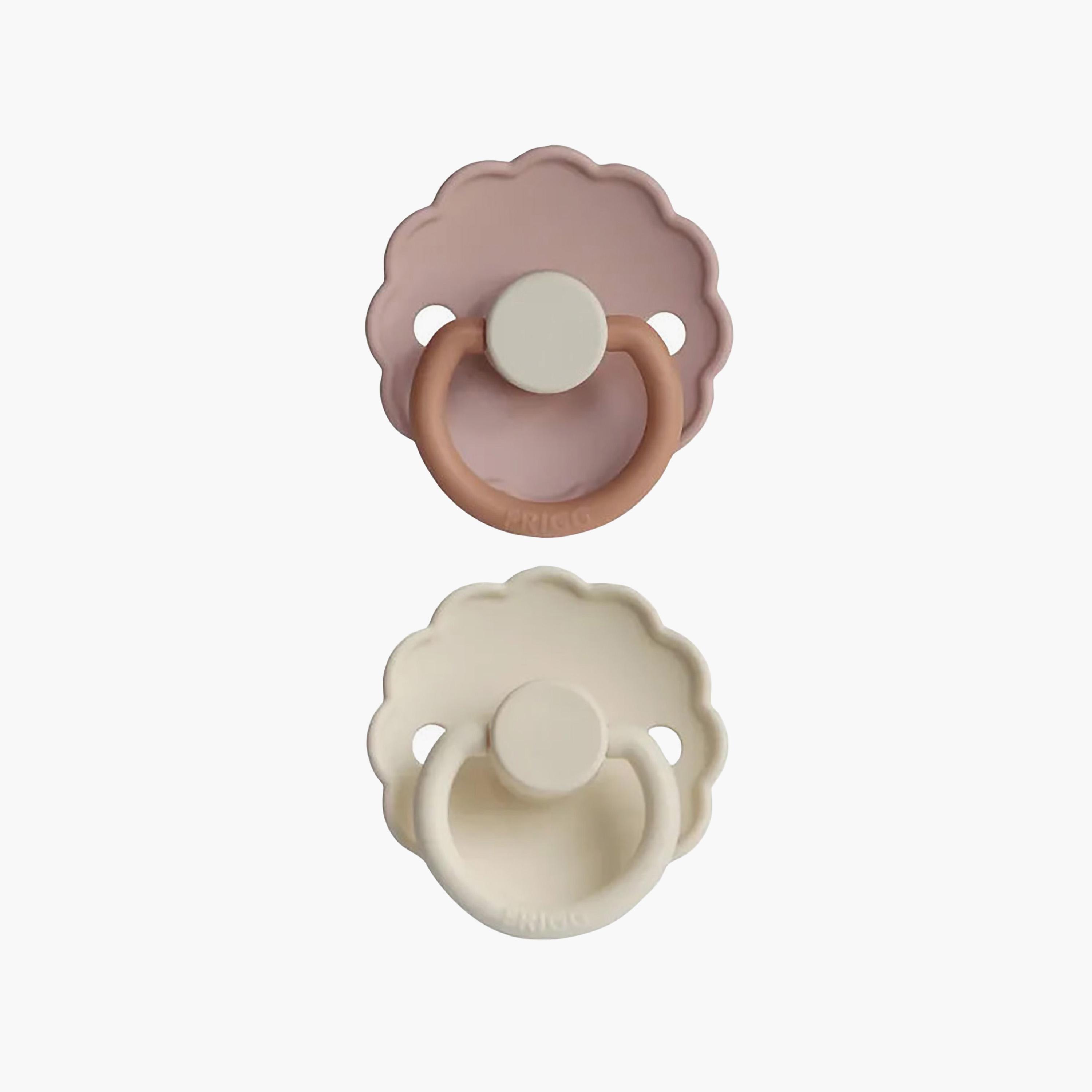 FRIGG 2-Piece Daisy Silicone Pacifier - Size 1-baby-feeding-pacifiers-image-1
