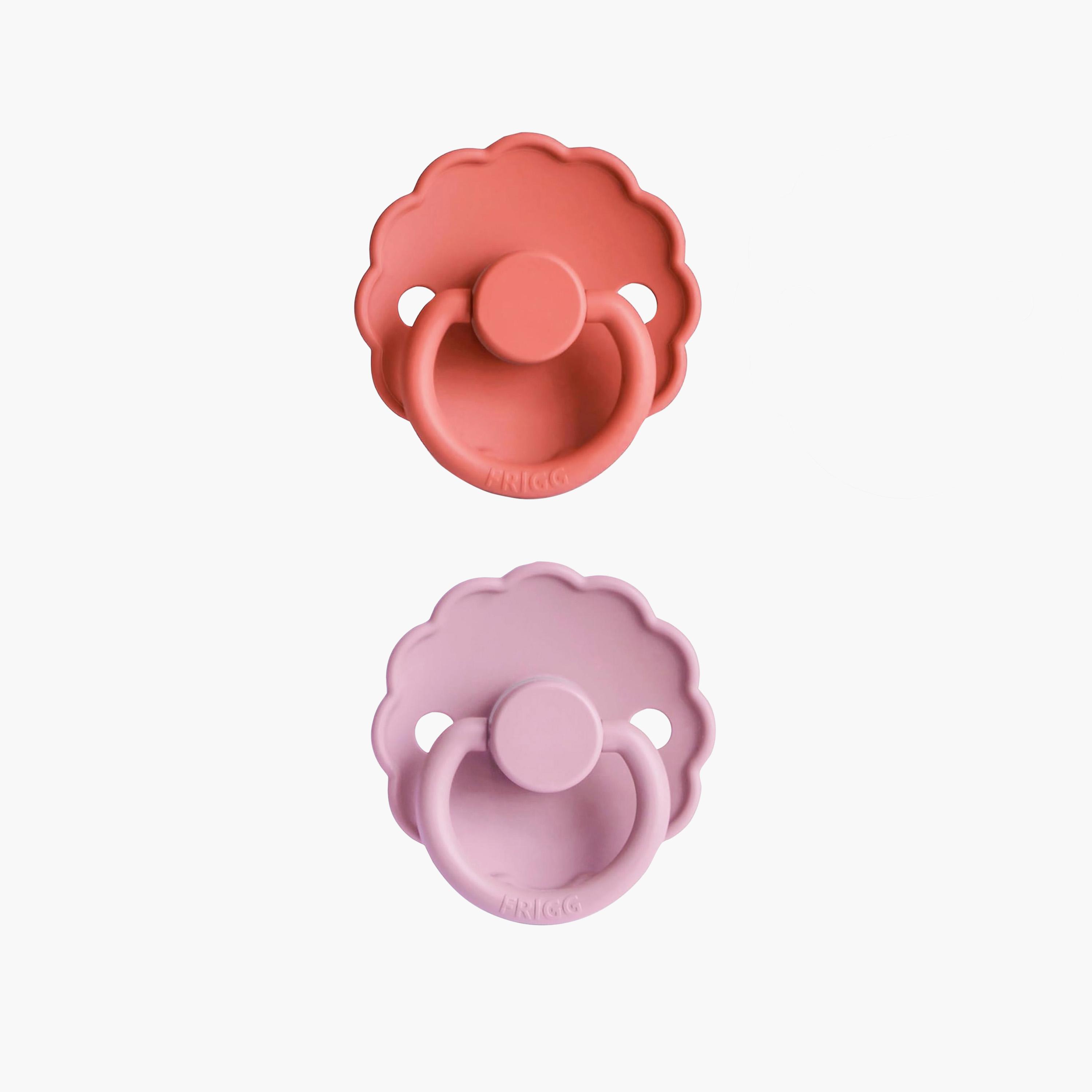 FRIGG 2-Piece Daisy Silicone Pacifier - Size 1-baby-feeding-pacifiers-image-1