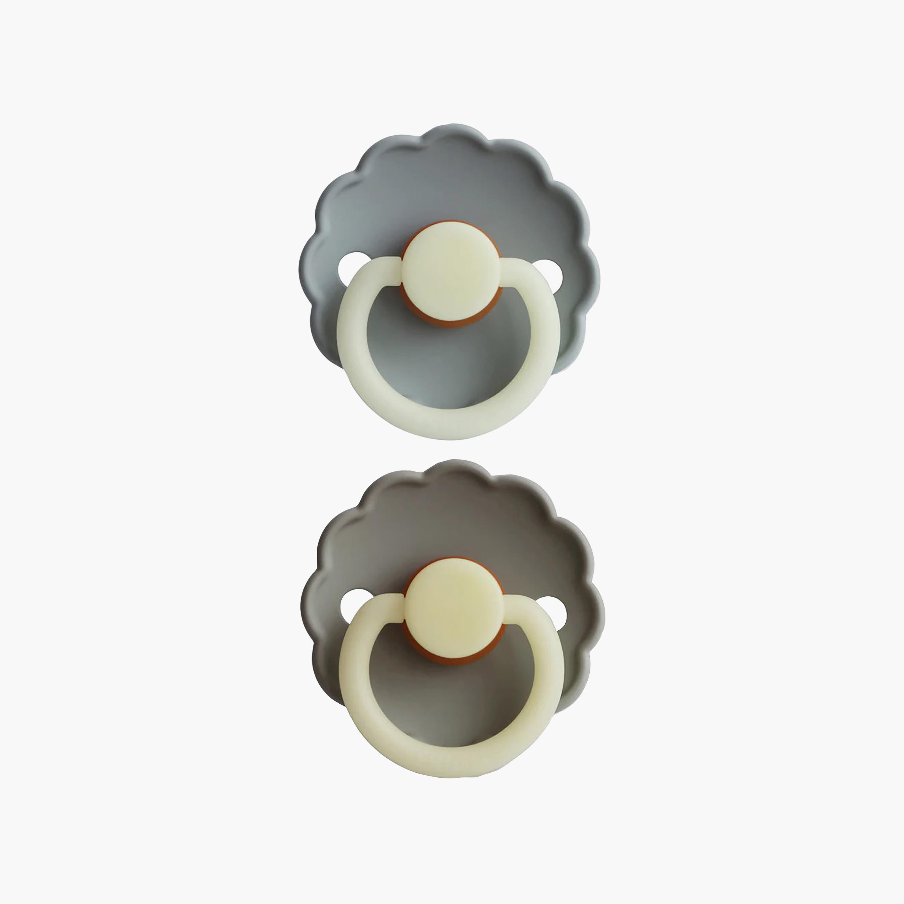 FRIGG 2-Piece Daisy Silicone Pacifier - Size 2-baby-feeding-pacifiers-image-1
